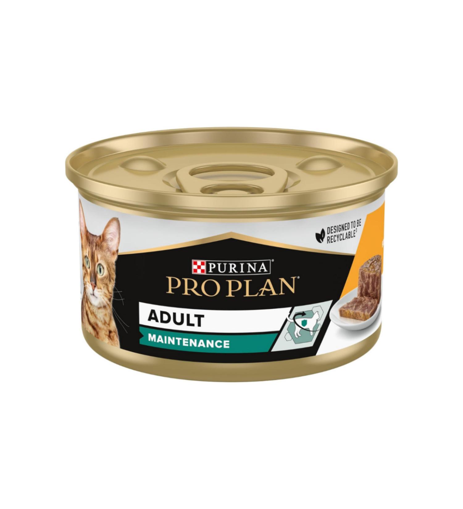 Pro Plan Pro Plan Chicken Adult Canned Cat Food 85 Gr 24 Pieces