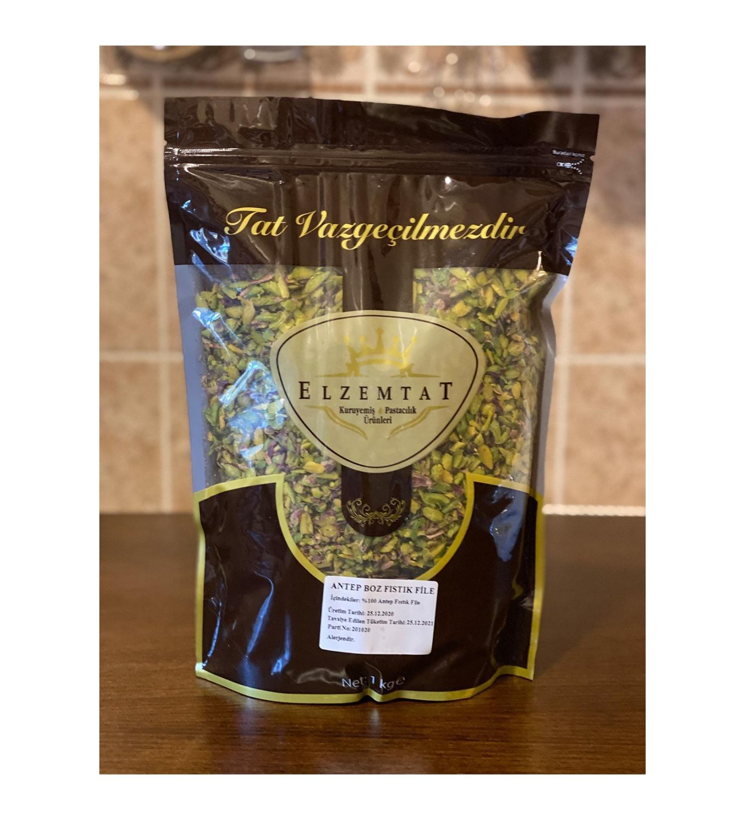 ElzemTat Nuts and Pastry Pistachio Gray File 1 Kg.