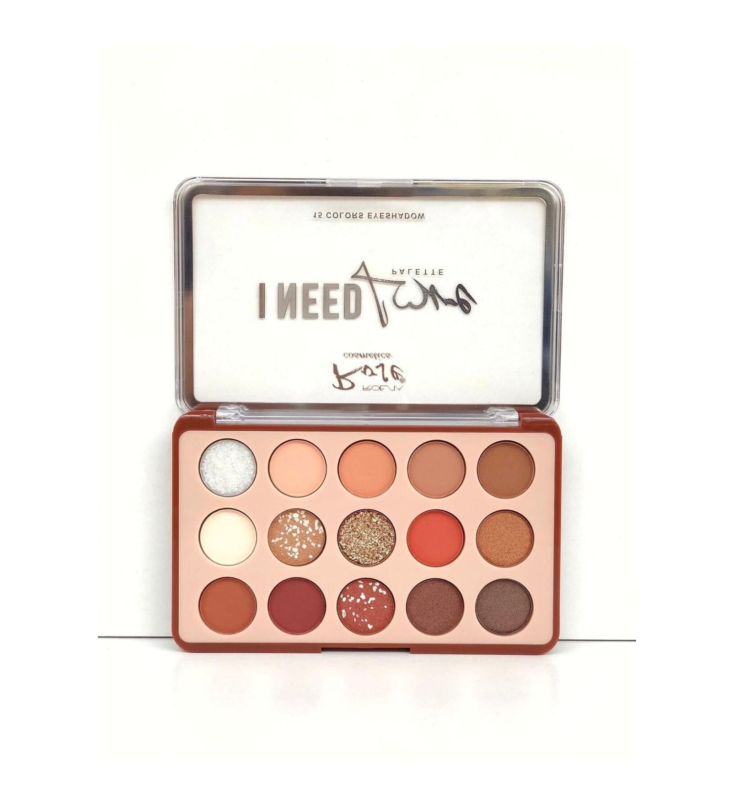 Roesia Rose Cosmetics Rose I Need Love 15-Piece Eyeshadow Palette