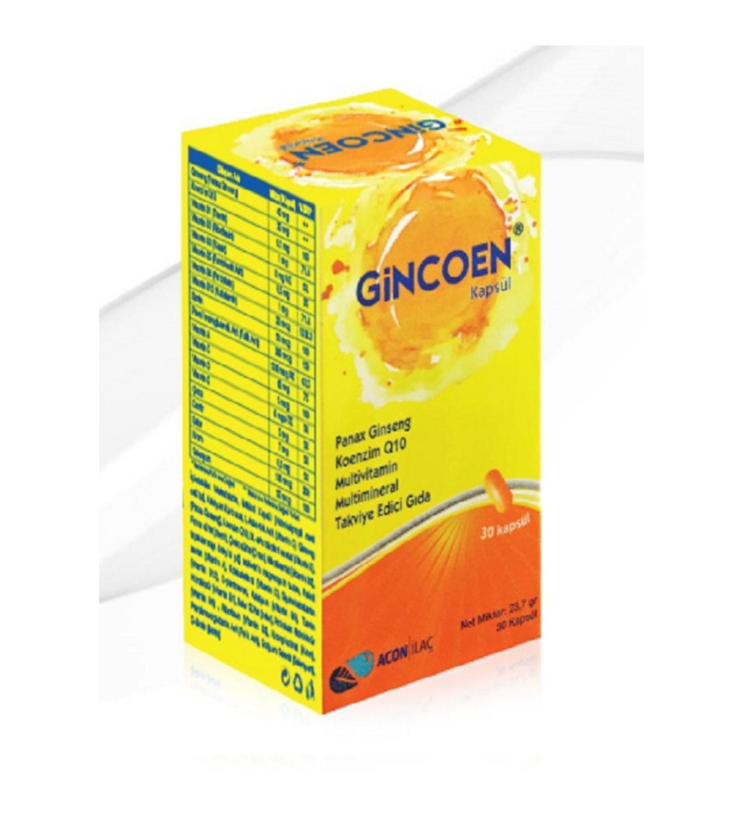 ACON MEDICINE Acon Gincoen 30 Capsules