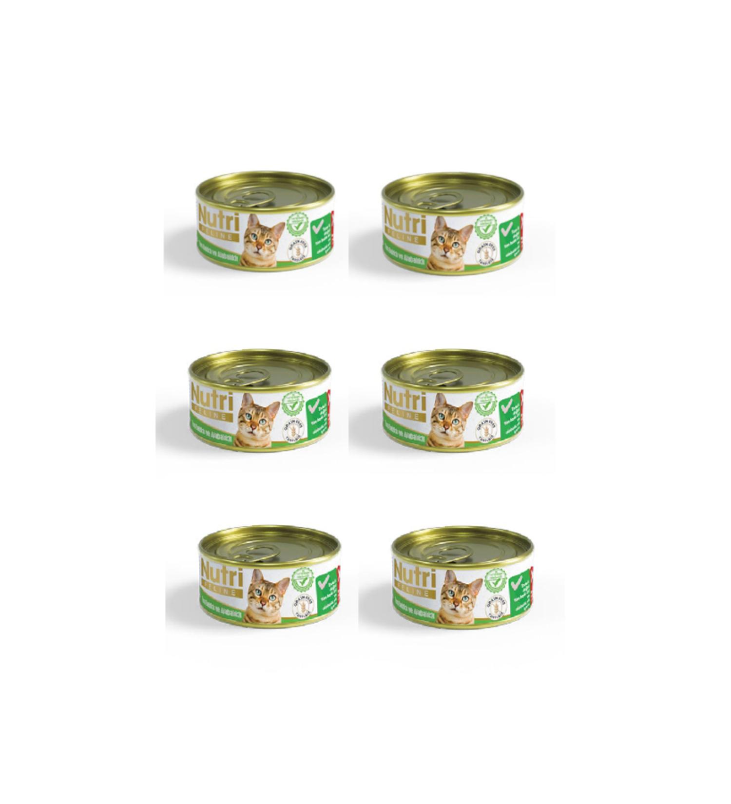 Nutri Feline 6-Piece Tuna and Trout Cat Food 85 gr
