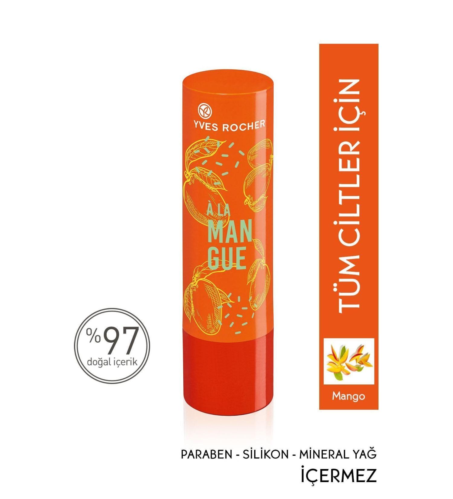 Yves Rocher Mango Lip Balm - 4.7 g - Buy Online on GoSupps.com