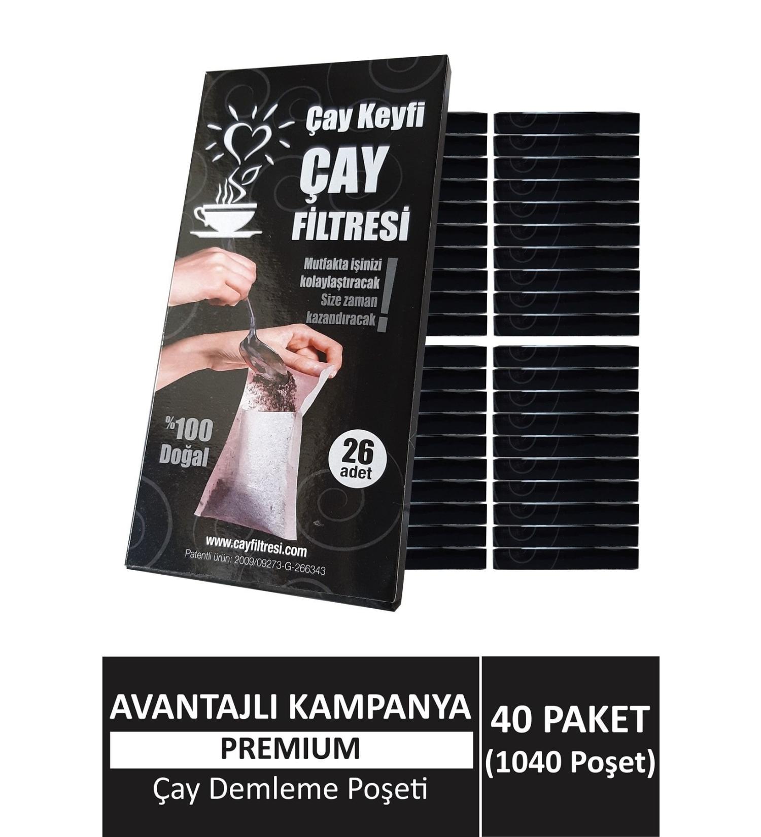 Premium 40 Pack 1040 Tea Bag Brewing Bag (TEA FILTER)