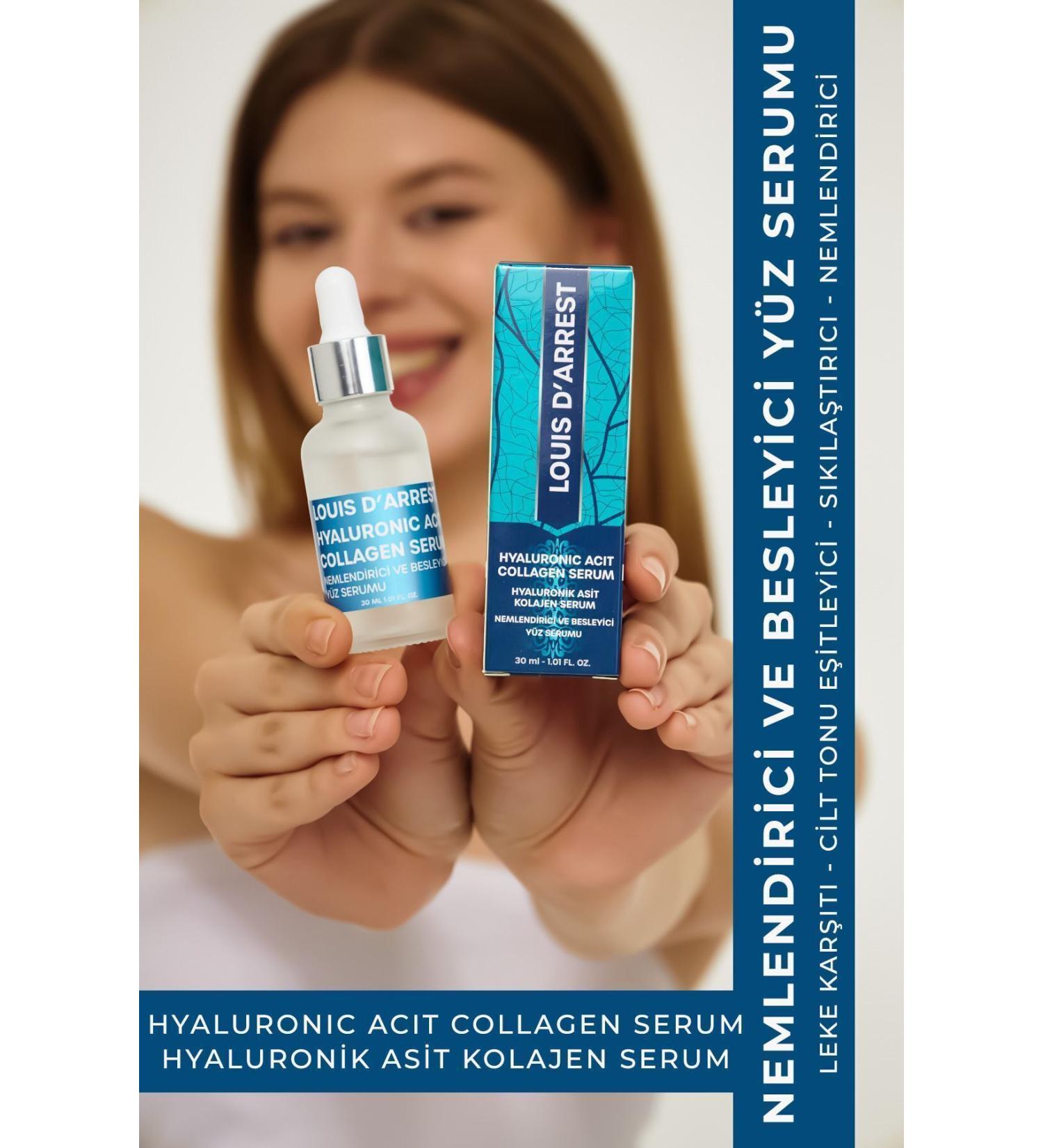 Louis DArrest Hyaluronic Acid Serum - Intensive Moisturizing Anti-Wrinkle Plumping Hyaluronic Acid B5 - Buy Online on GoSupps.com