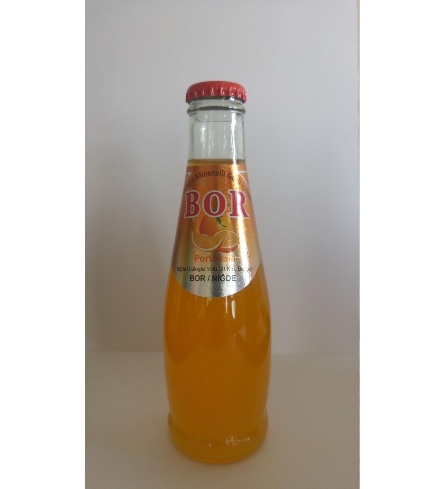 Bor Orange Rich Mineral Carbonated Drink 24 Pcs