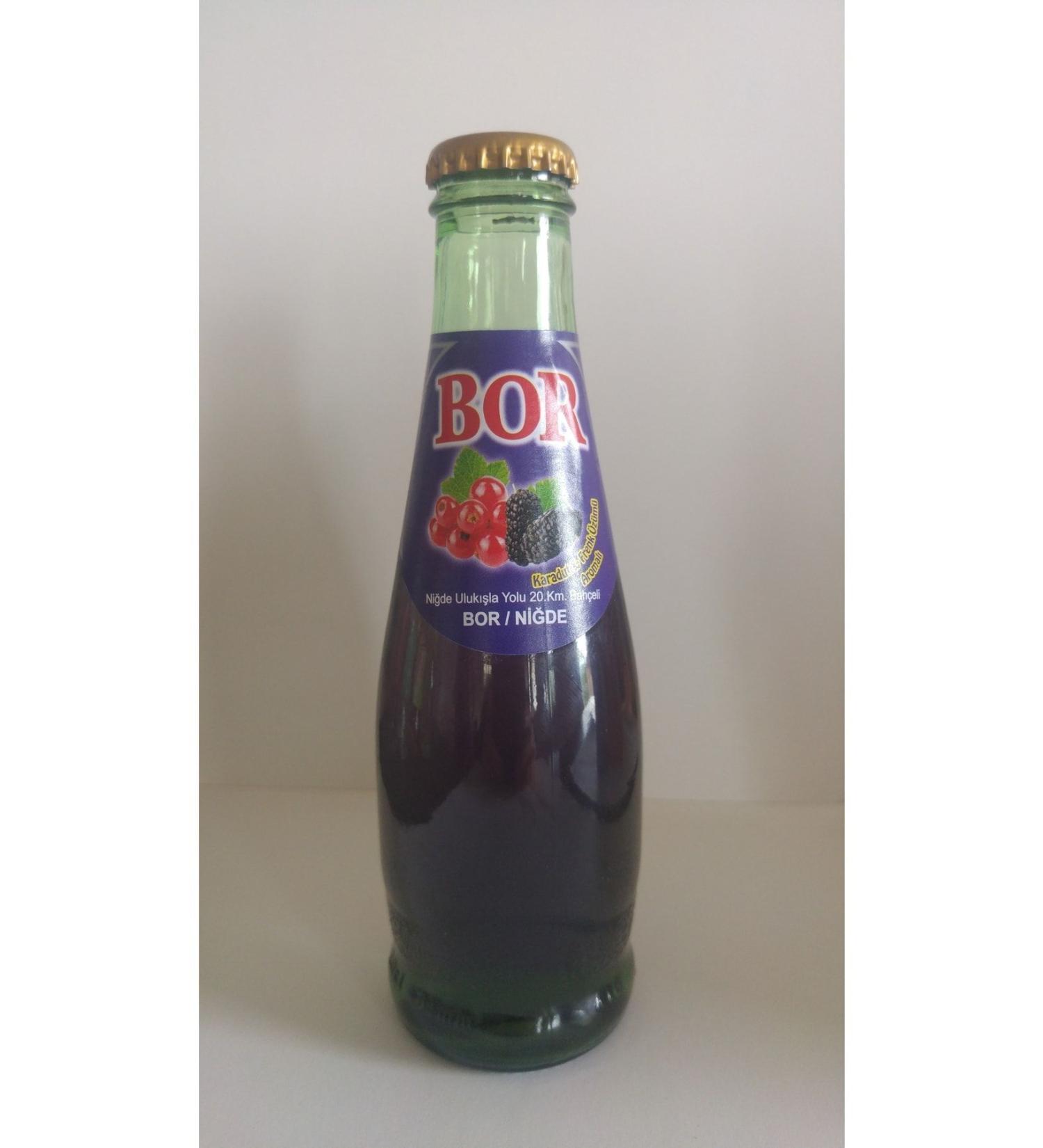 Bor 200 ml Black Mulberry & Blackcurrant 24 Pcs