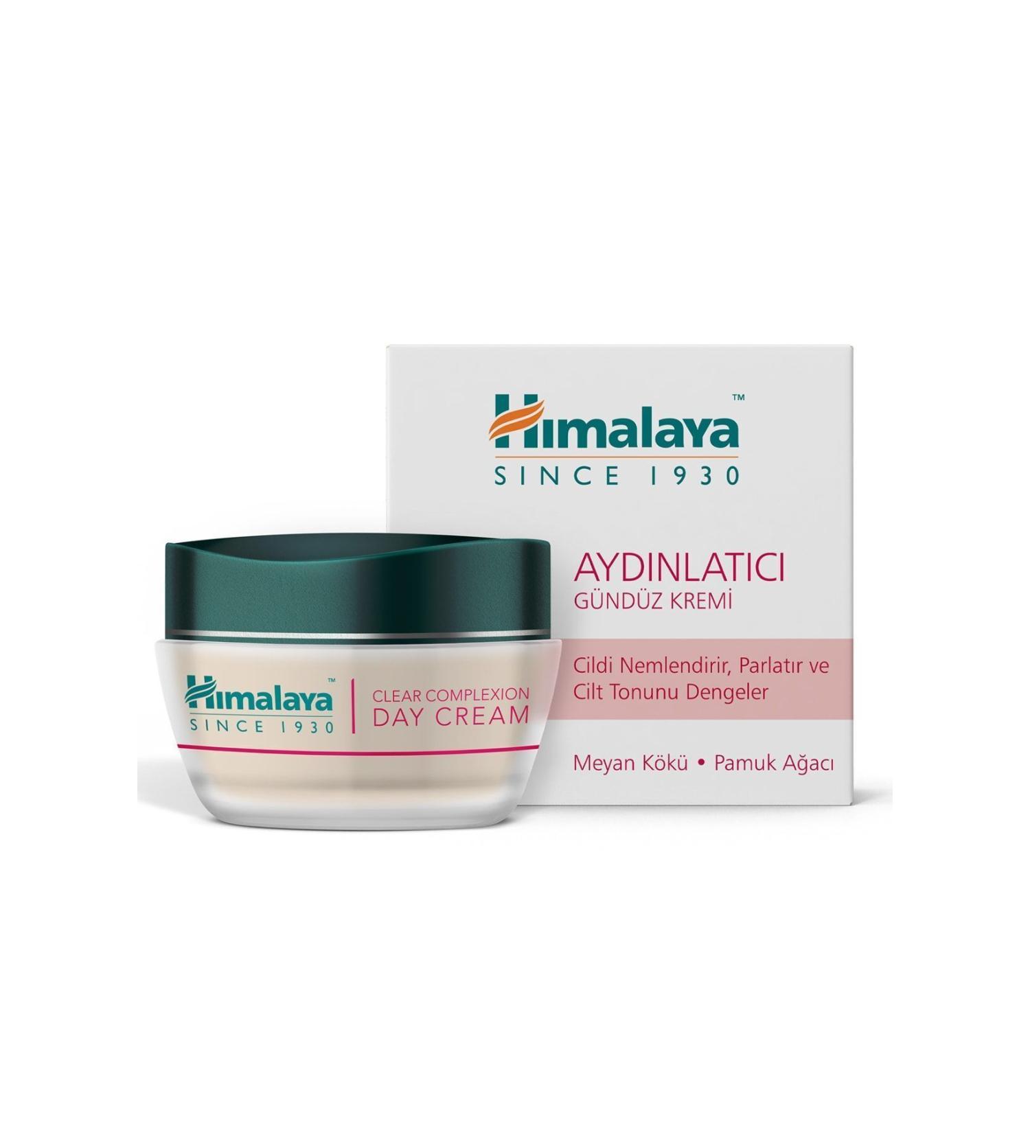 Himalaya Since 1930 Brightening Day Cream Face Cream Cinnabloc UV Protection Hypoallergenic Dry and Combination Skin 50ml - Buy Online on GoSupps.com