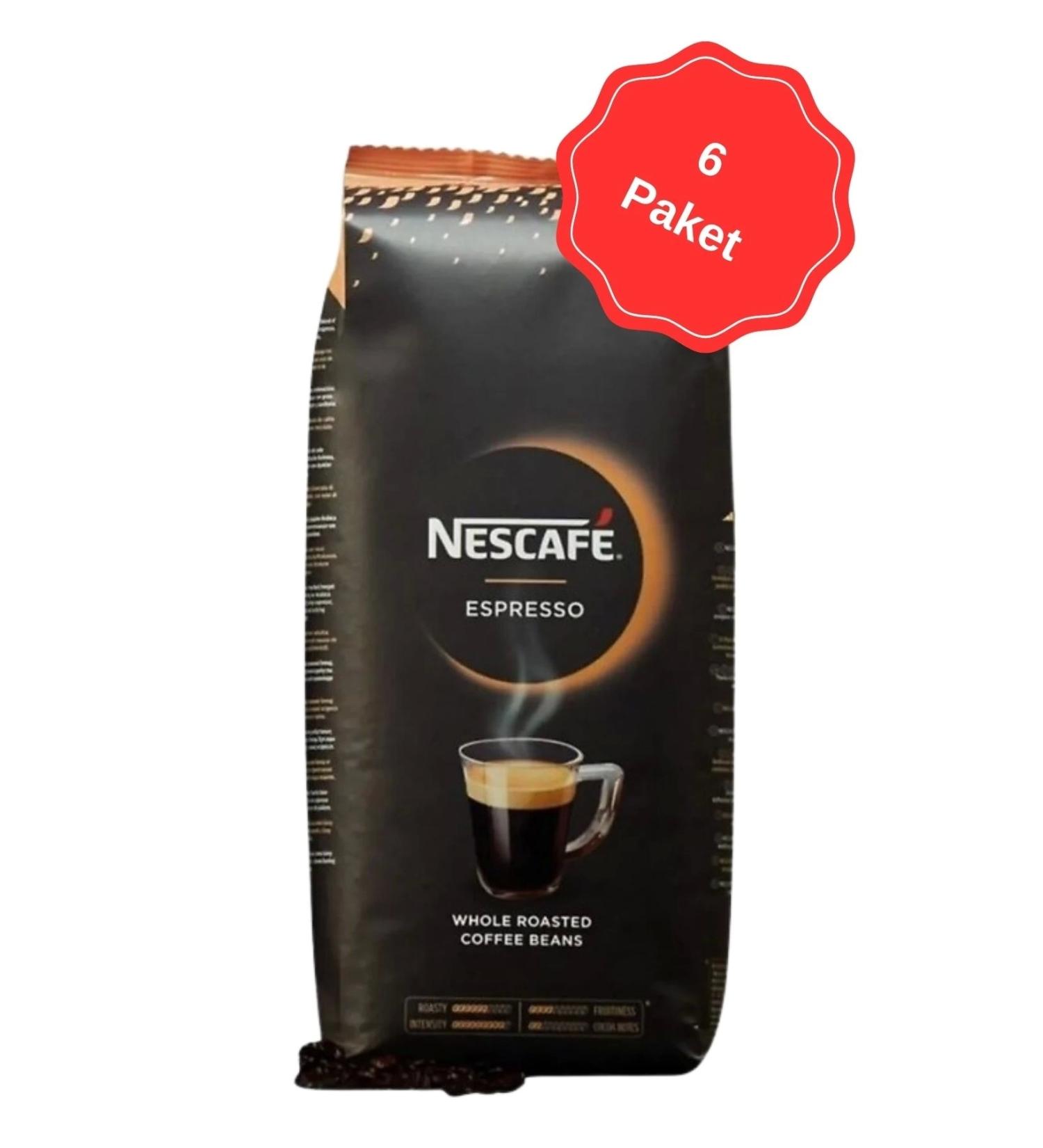 Nescafe Espresso Coffee Beans 1 Kg x 6 Pieces