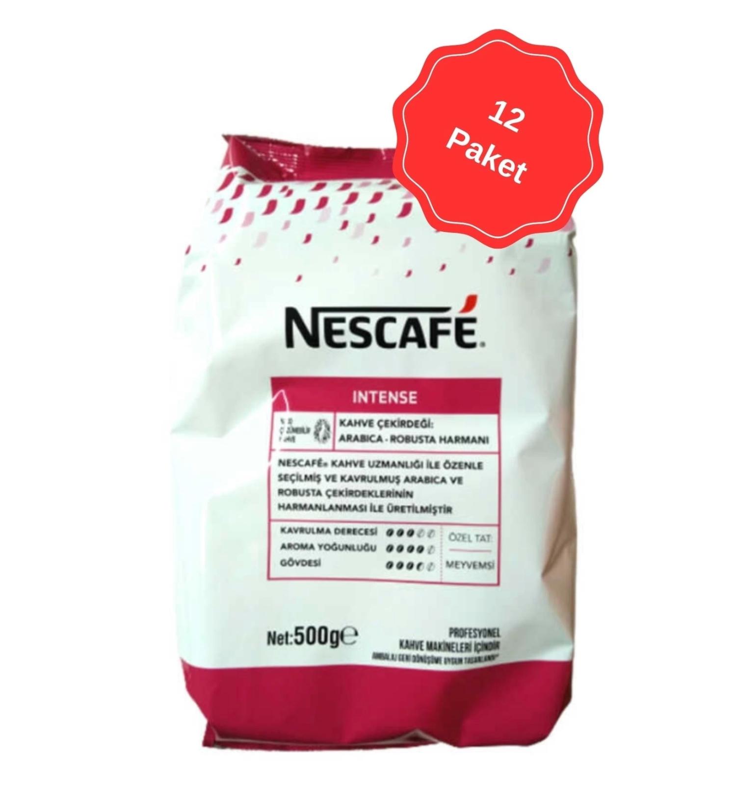 Nescafe Intense Coffee 500 Gr x 12 Pack
