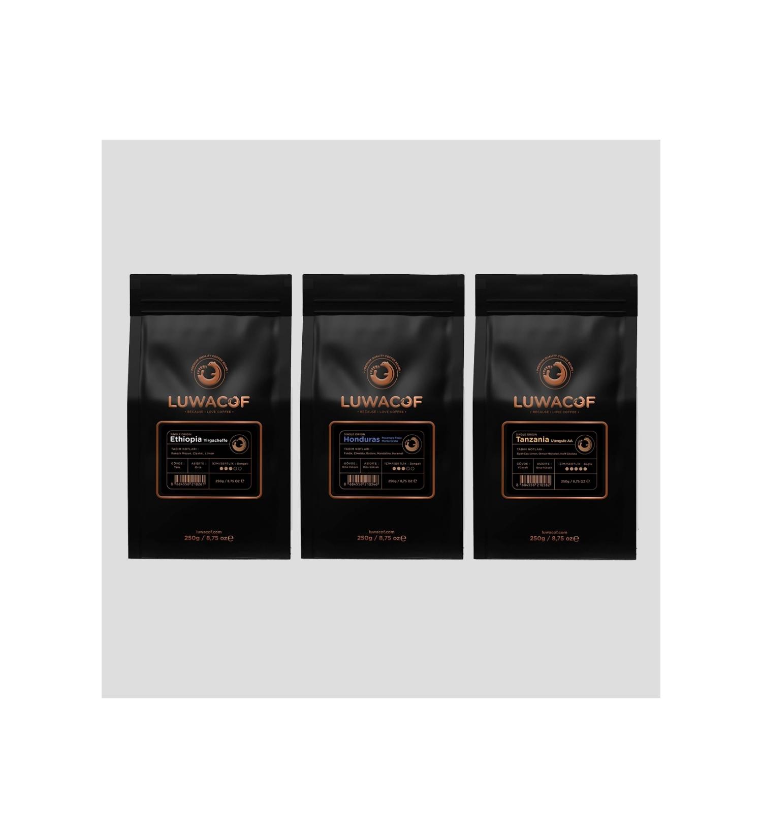 Luwacof Platinum Advantage Package 3x250gr Coffee