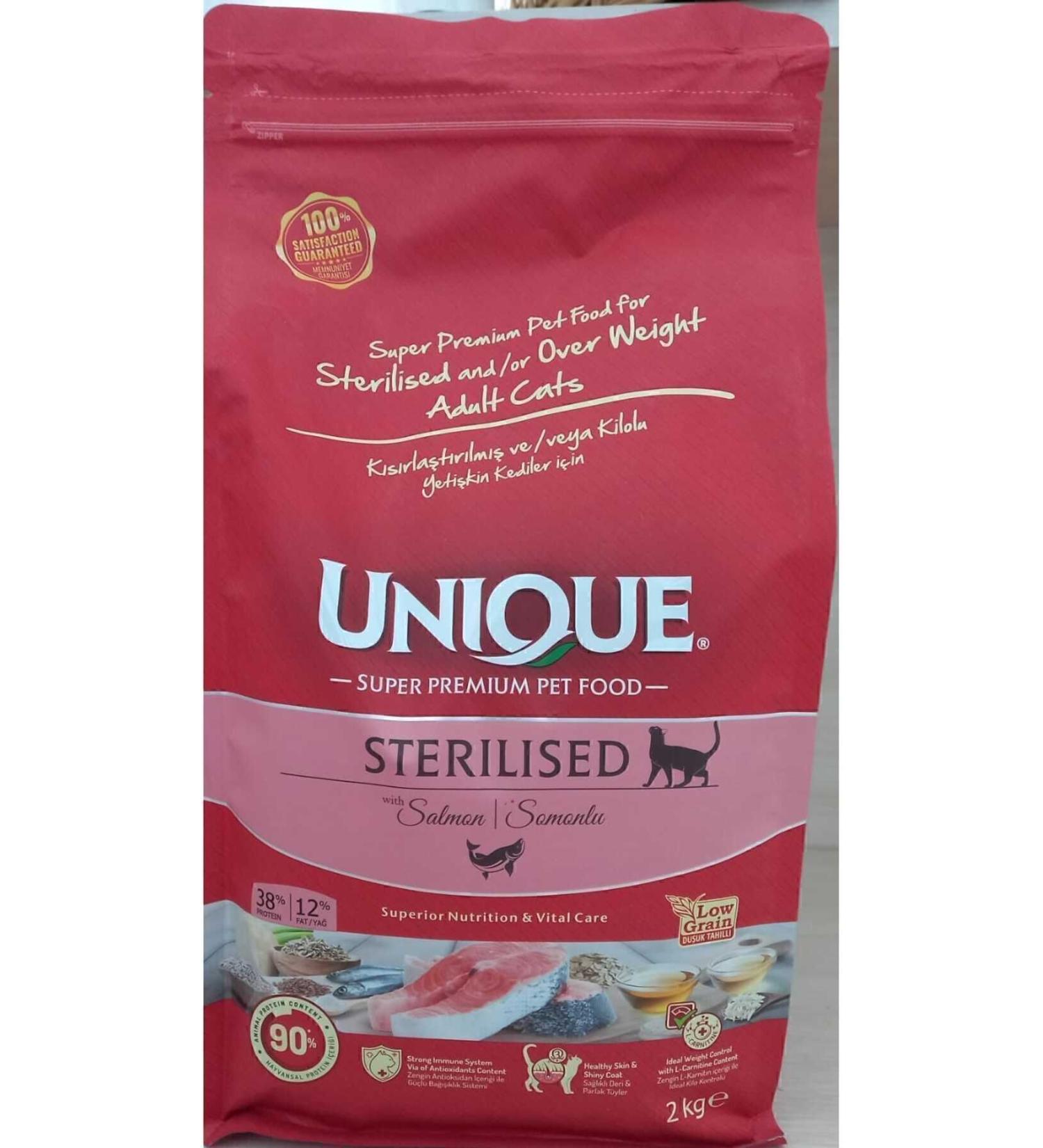 Unique Pet Salmon Sterilized Cat Food 2 Kg