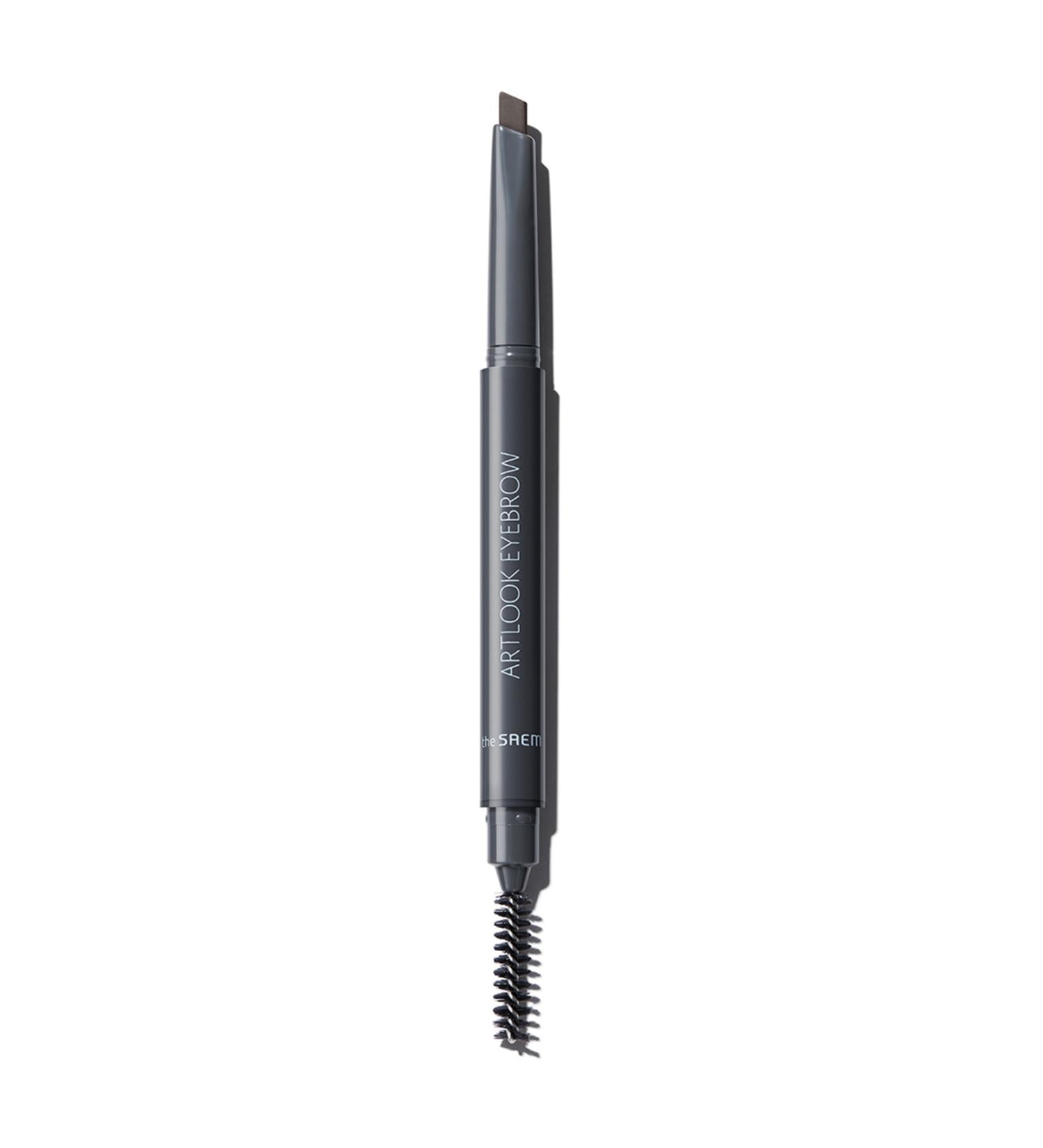 The Saem Natural Looking Angled Eyebrow Pencil - Saemmul Artlook Eyebrow - Deep Brown - Buy Online on GoSupps.com