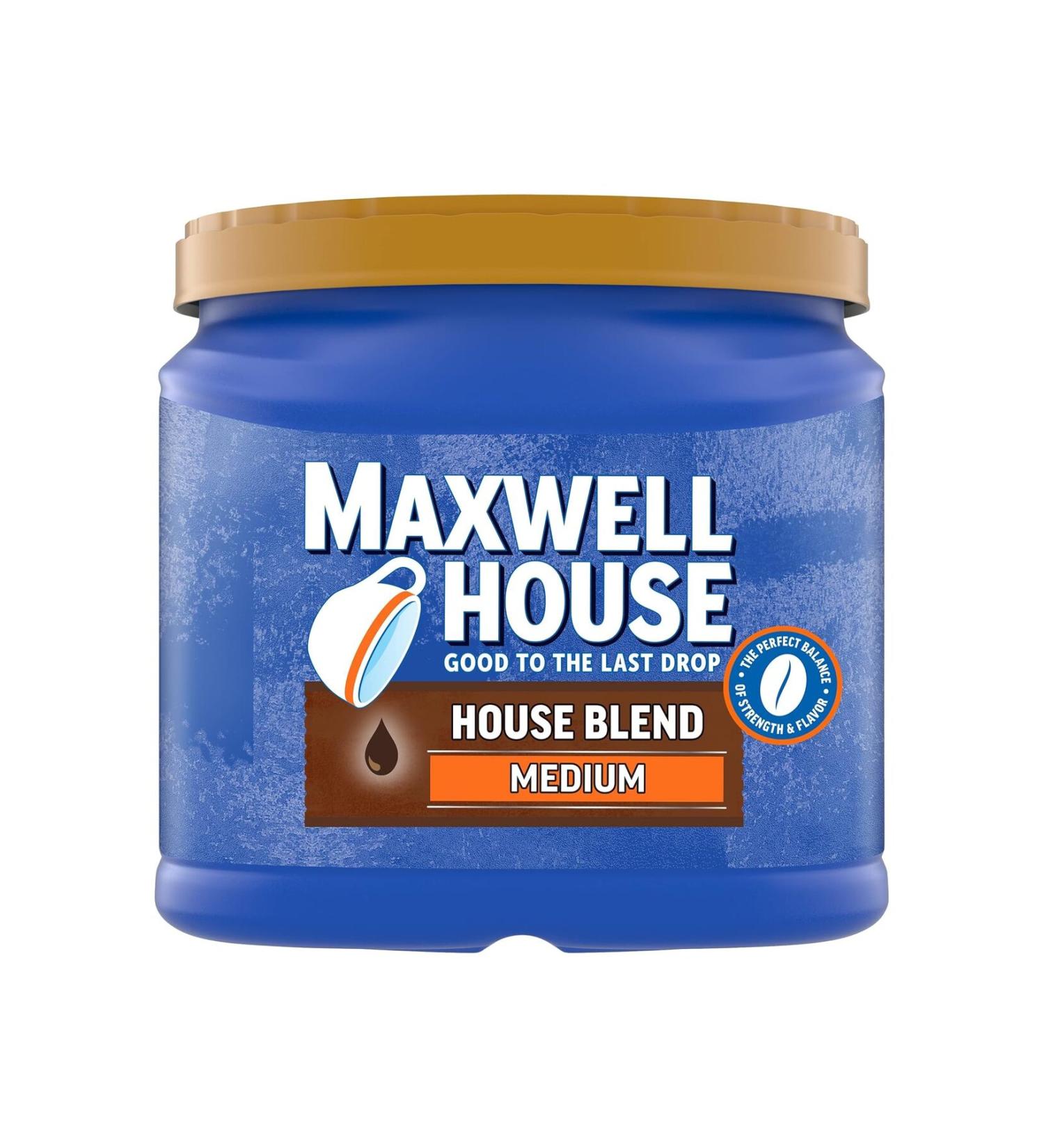 Maxwell House Blend Medium Roast Ground Coffee Filter Coffee 694 gr - Buy Online on GoSupps.com