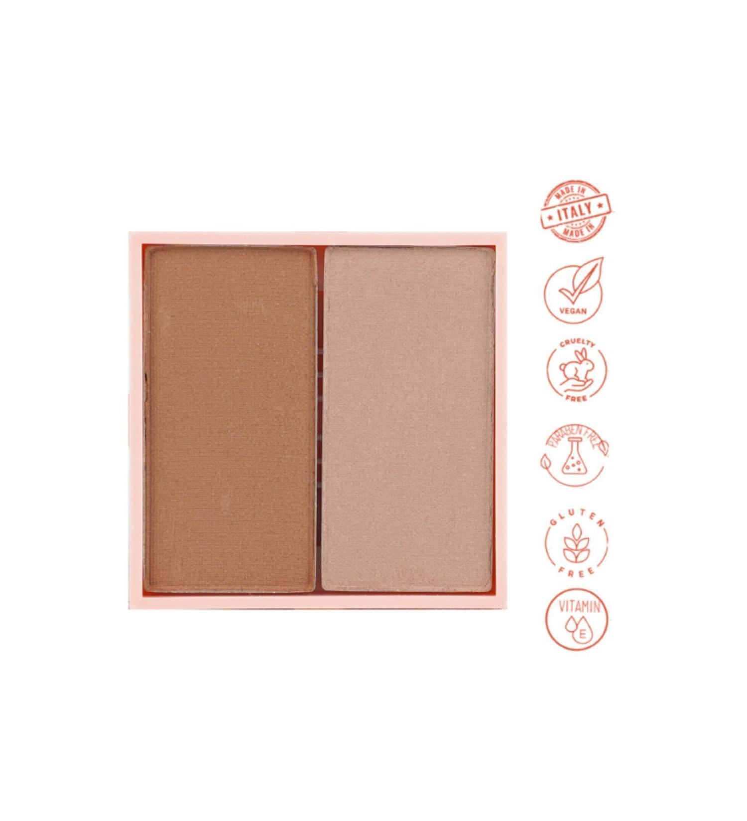 Dora Joy Spare / Refill Eyeshadow Duo 05 Desert Duo Eyeshadow Vegan Vitamin E - Buy Online on GoSupps.com