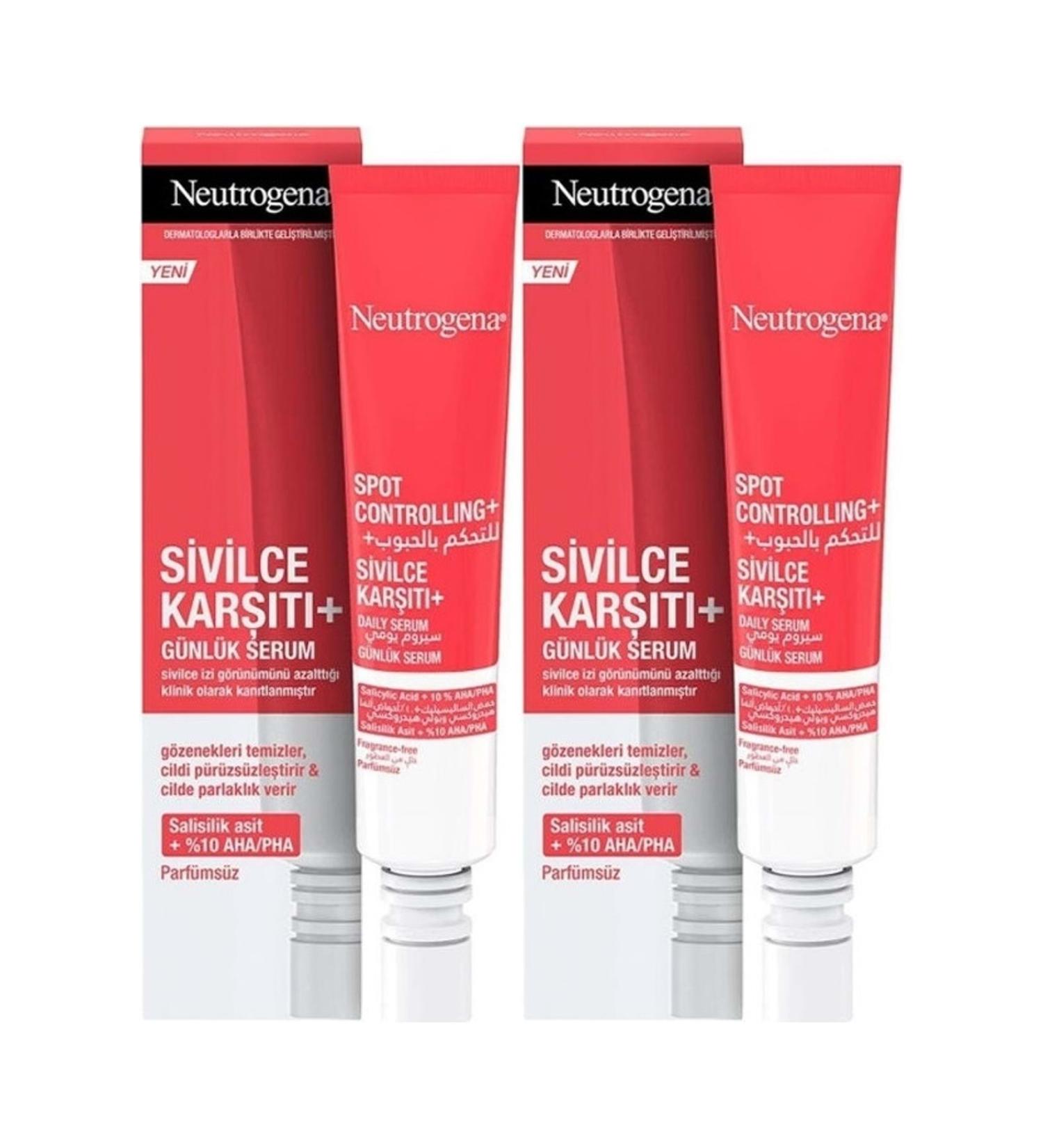 Neutrogena Spot Controlling Anti-Acne Serum 30ml (SET OF 2)