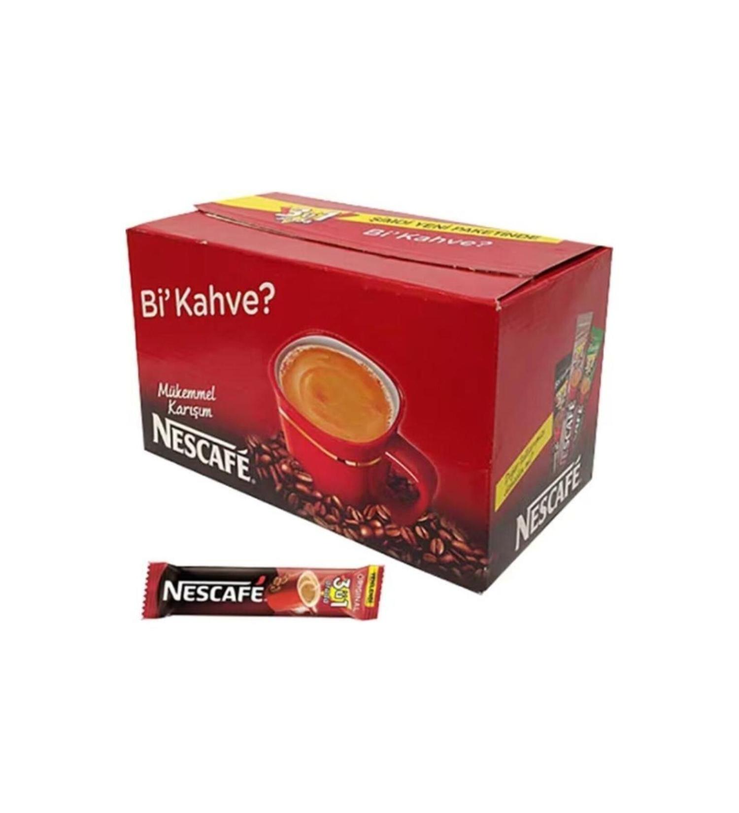 Nescafe - INSTANT COFFEE NESCAFE SINGLE 3IN1 CLASSIC 18GR - 96 PIECES