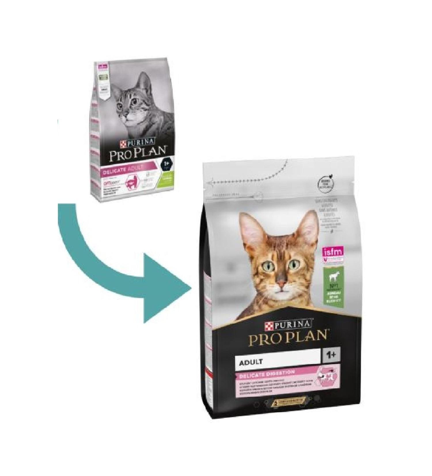 Pro Plan Delicate Lamb Meat Sensitive Digestion Adult Cat Food 3 Kg - Buy Online on GoSupps.com