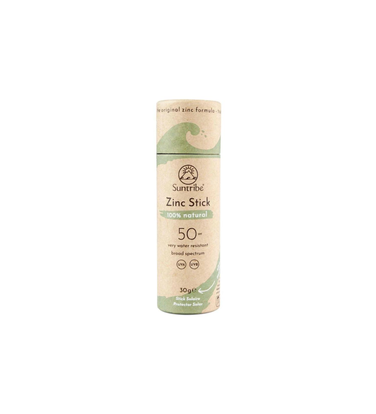 Suntribe Natural Mineral Zinc Sunscreen Stick (Mint Green) SPF 50 (30 gr)