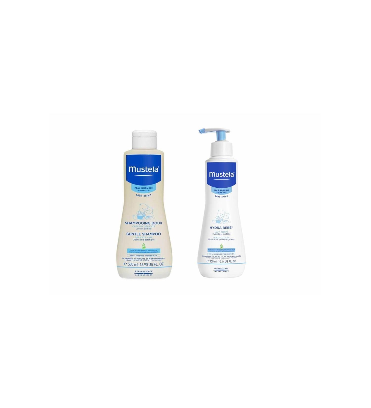 Mustela Chamomile Essence Shampoo 500 ml + Mustela Hydra Bebe Body - Body Moisturizer 300 ml