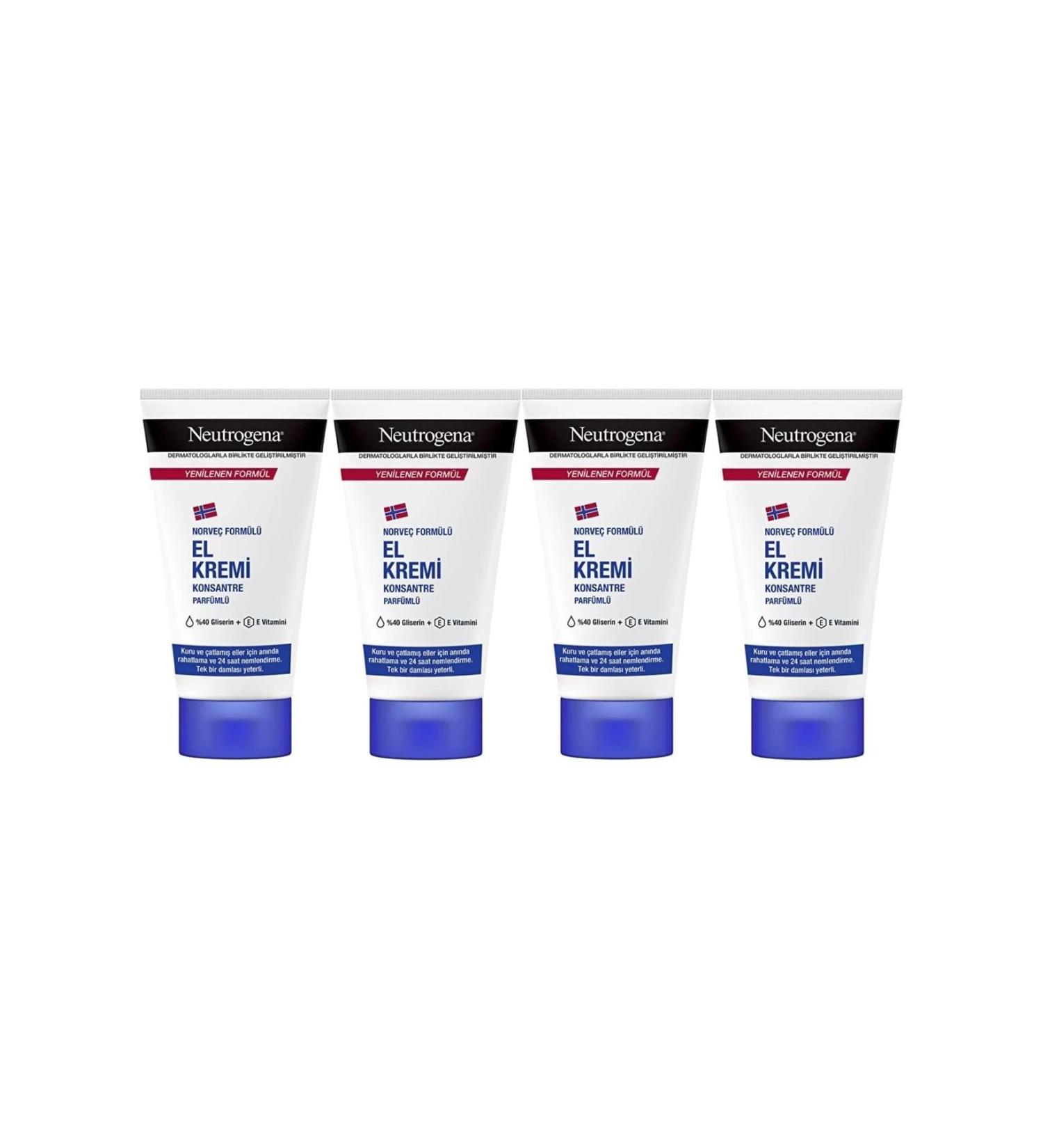 Neutrogena Hand Care Cream 50ml Perfumed (SET OF 4)