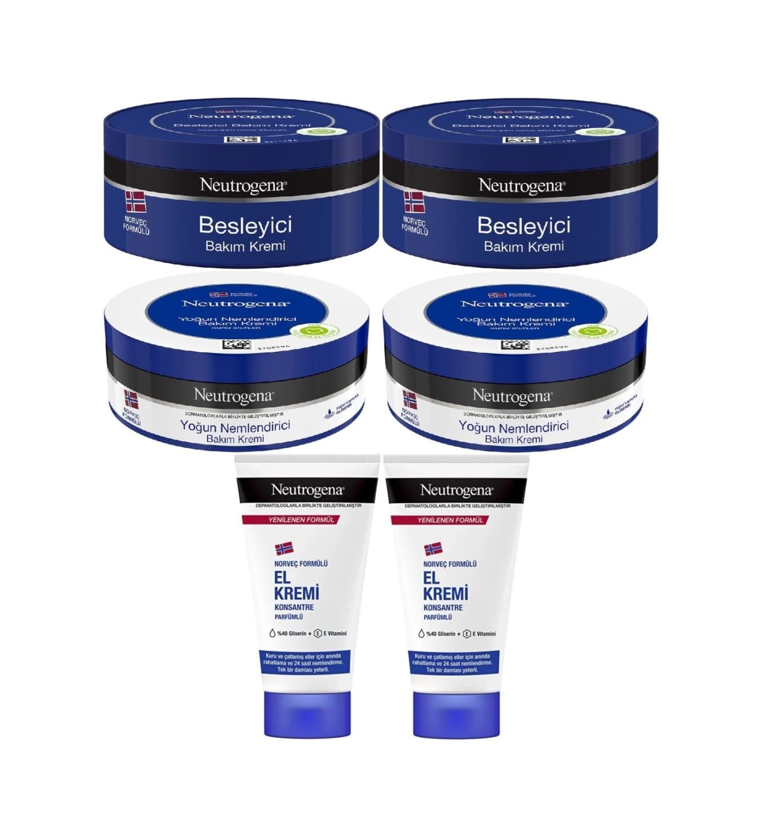 Neutrogena Hand Care Cream 900ml Mixed 6 Piece Set (NUTRITIONAL CARE INTENSIVE CARE PERFUMED) - Buy Online on GoSupps.com