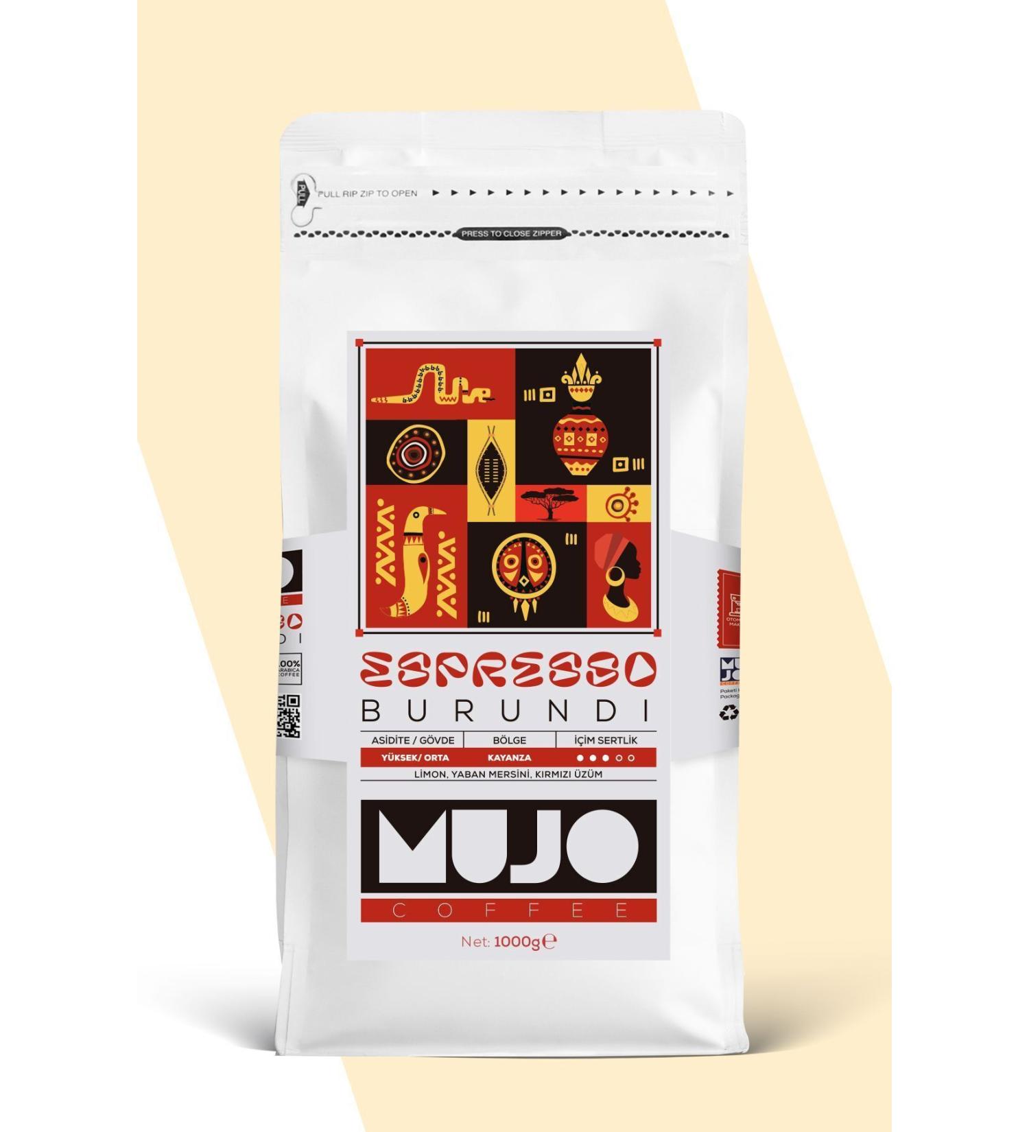 Mujo Coffee Espresso Burundi Coffee Beans 1kg - Buy Online on GoSupps.com