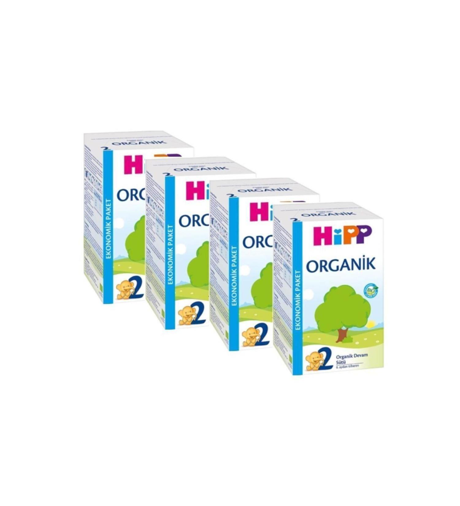 Hipp 2 Organic Follow-On Milk 600 Gr 4-Pack