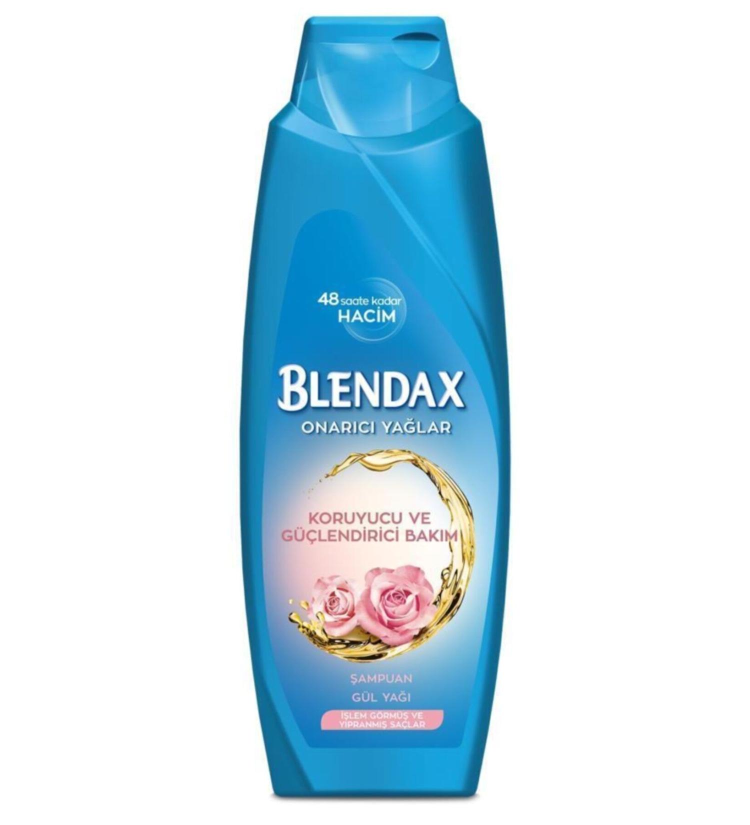 Blendax Protective and Strengthening Care - Repairing Oils Rose Oil Shampoo 500 ml