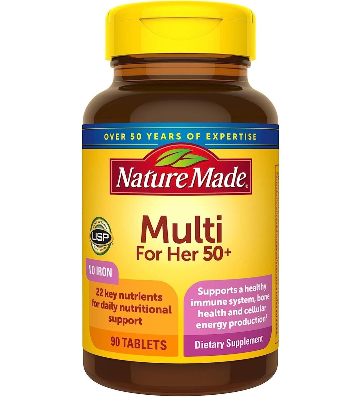 Nature Made Women's Multivitamin 50+ 90 Tablets - Buy Online on GoSupps.com