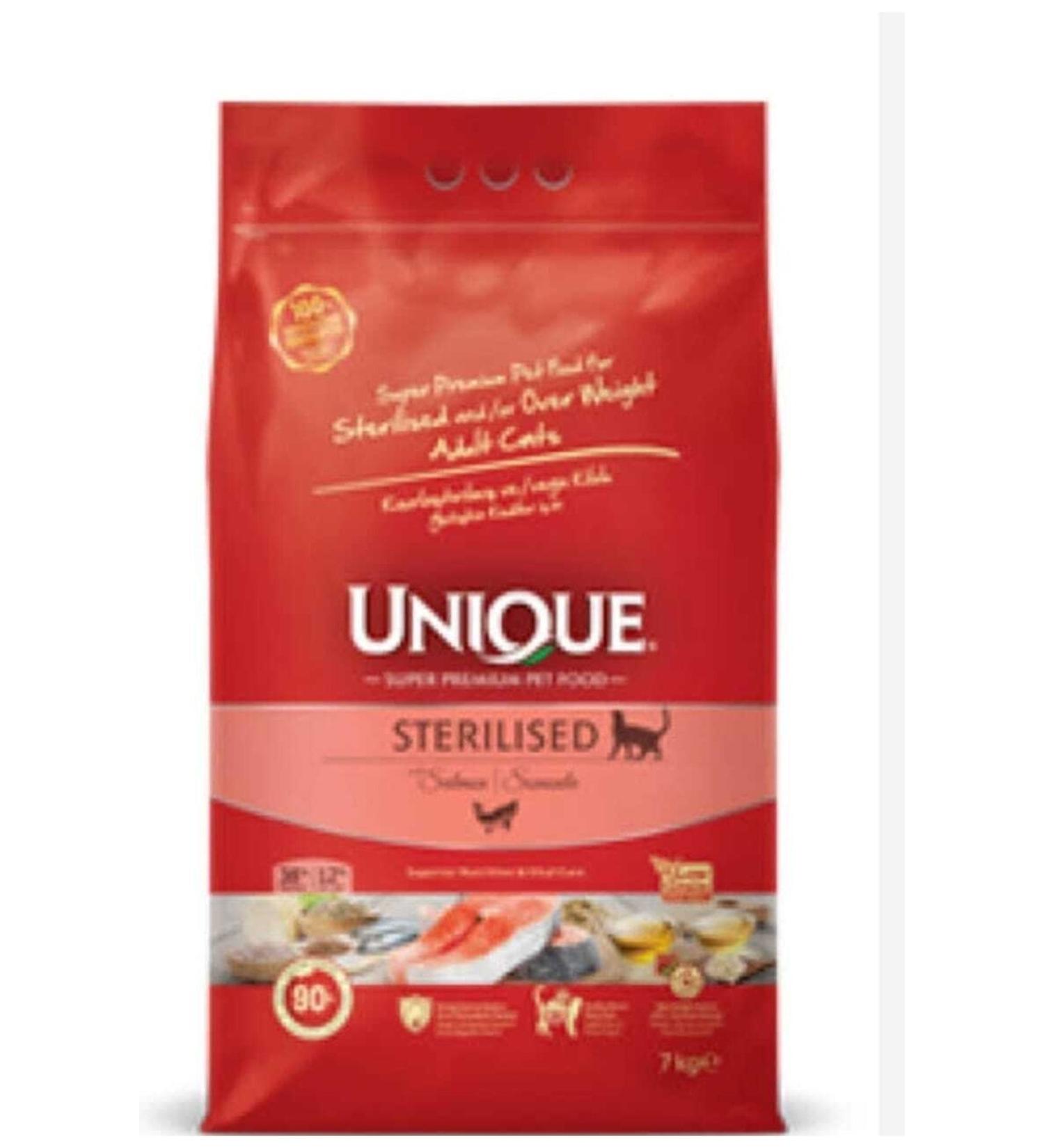 Unique Neutered Cat Food Salmon 7 Kg