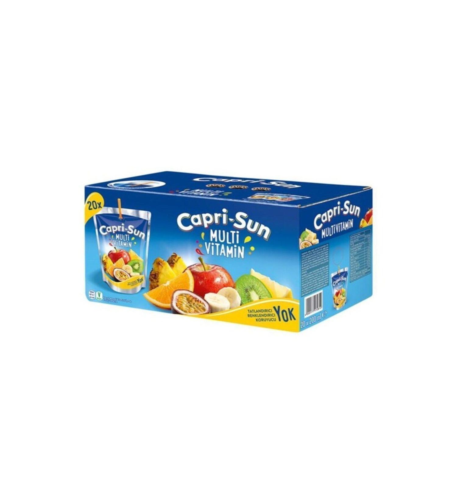 Capri - Sun Caprisun Multi Vitamin 200mlx20 Fruit Juice (1 BOX) - Buy Online on GoSupps.com