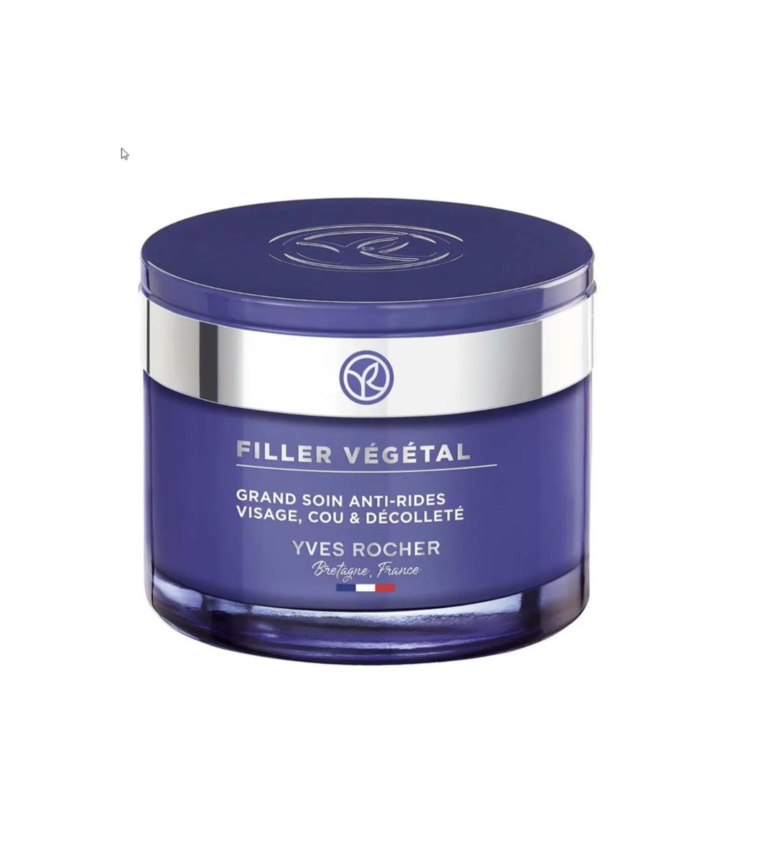 Yves Rocher Face Neck Decollete Cream - Plumping Herbal Hyaluronic Care / Filler Vegetal 75 ML - Buy Online on GoSupps.com