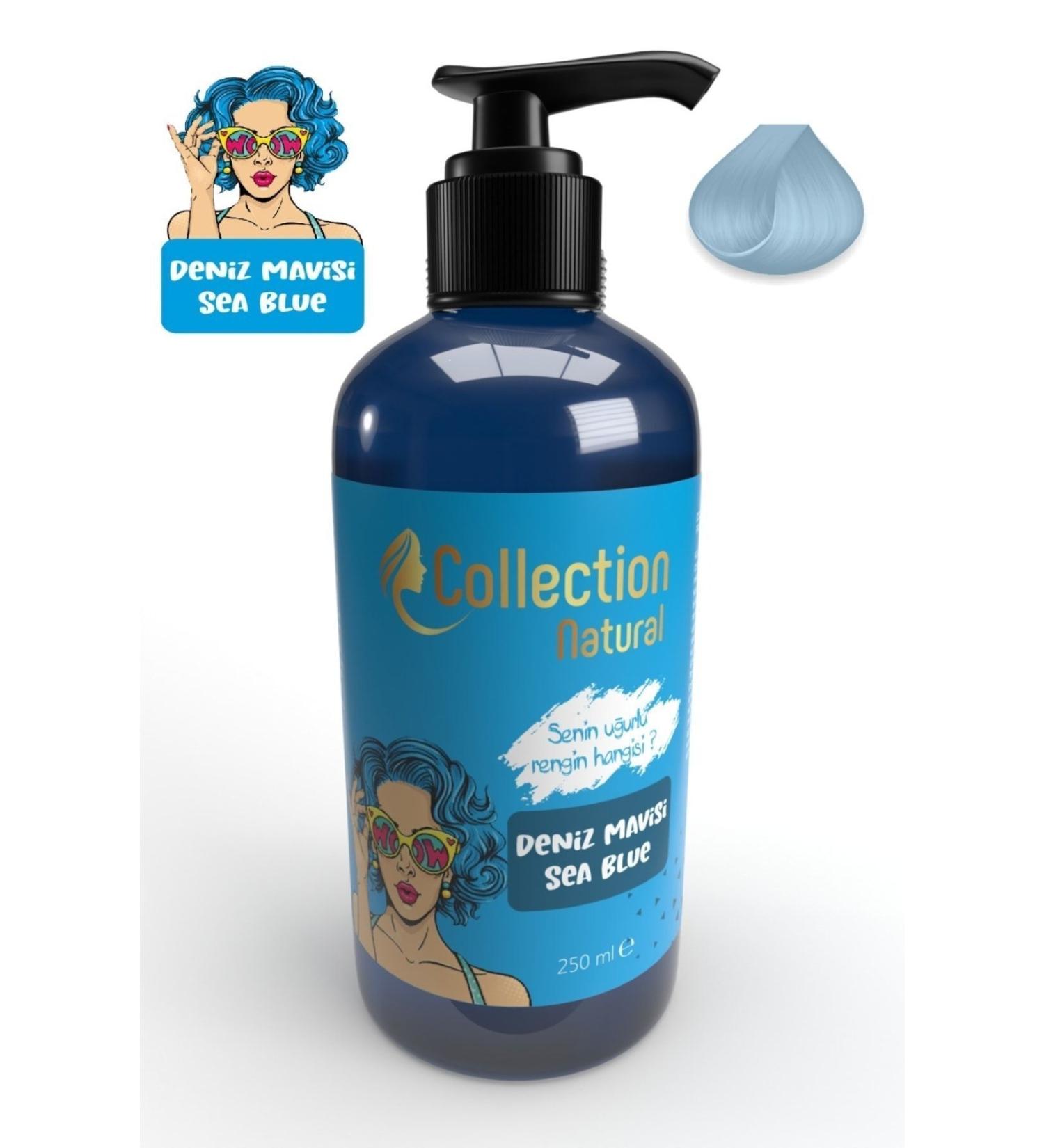 collection natural sea blue 250 ml balayage dye