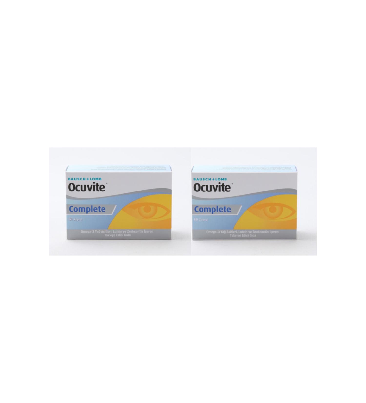 Bausch & Lomb Ocuvite Complete 60 Capsules 2 Pieces