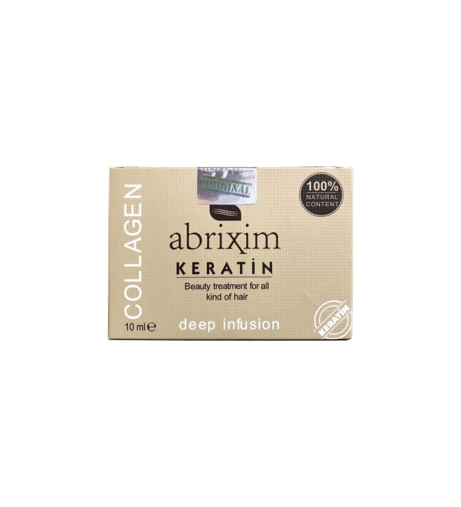 Abrixim Shock Care Keratin Collagen Serum 10 ml X 10 Pcs