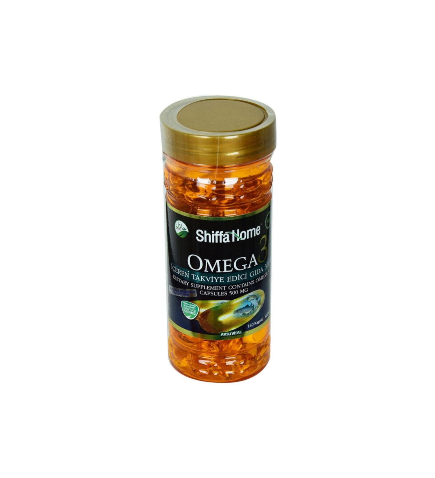 Aksu Vital Shiffa Home Omega-3 500 Mg X 150 Soft Gel - Buy Online on GoSupps.com