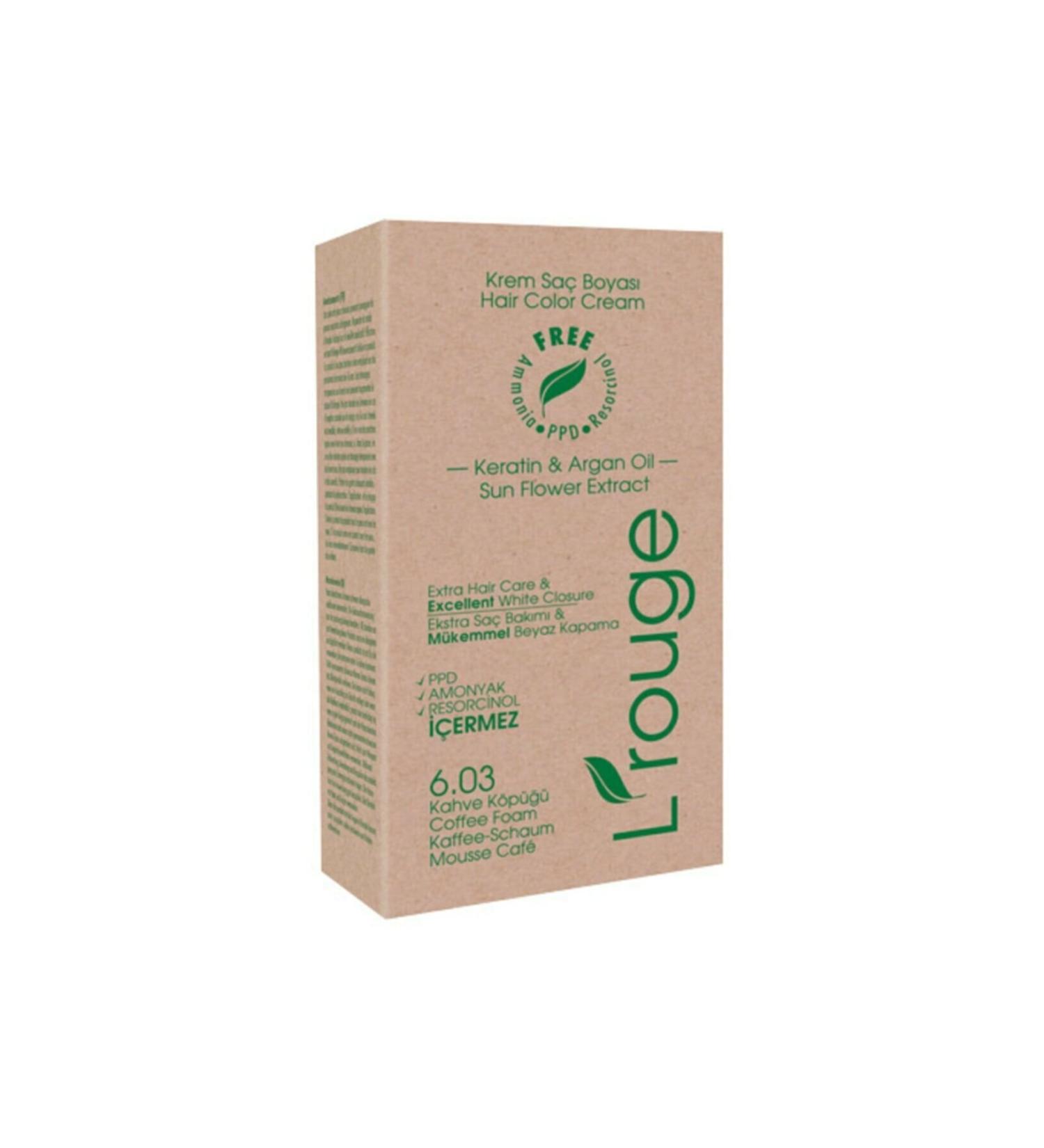 L'ROUGE Cream Hair Colors Blonde Organic