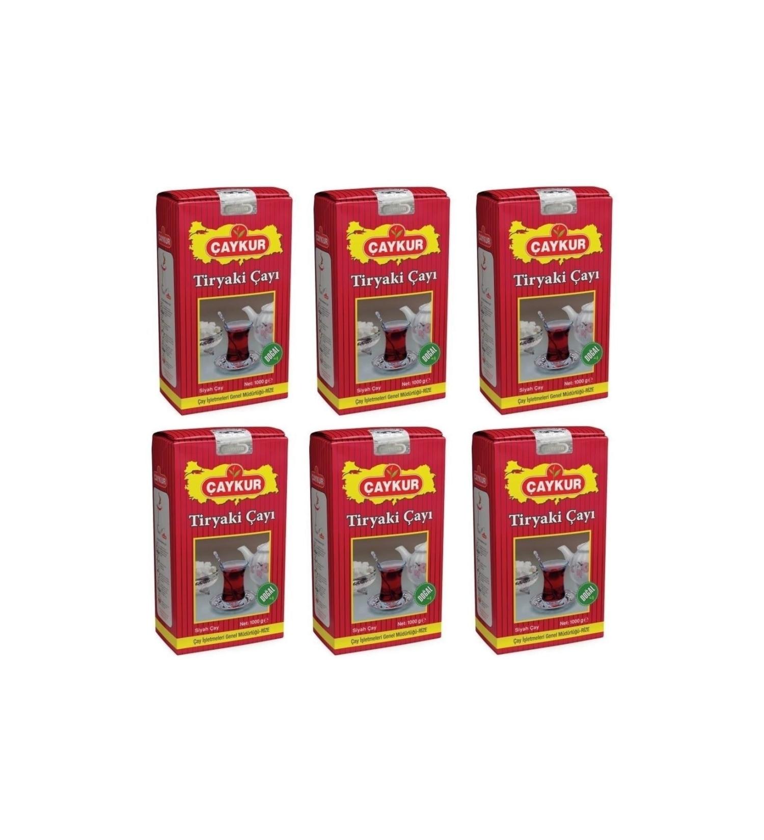 aykur Tiryaki Tea 1 Kg X 6 (total 6 Kg)