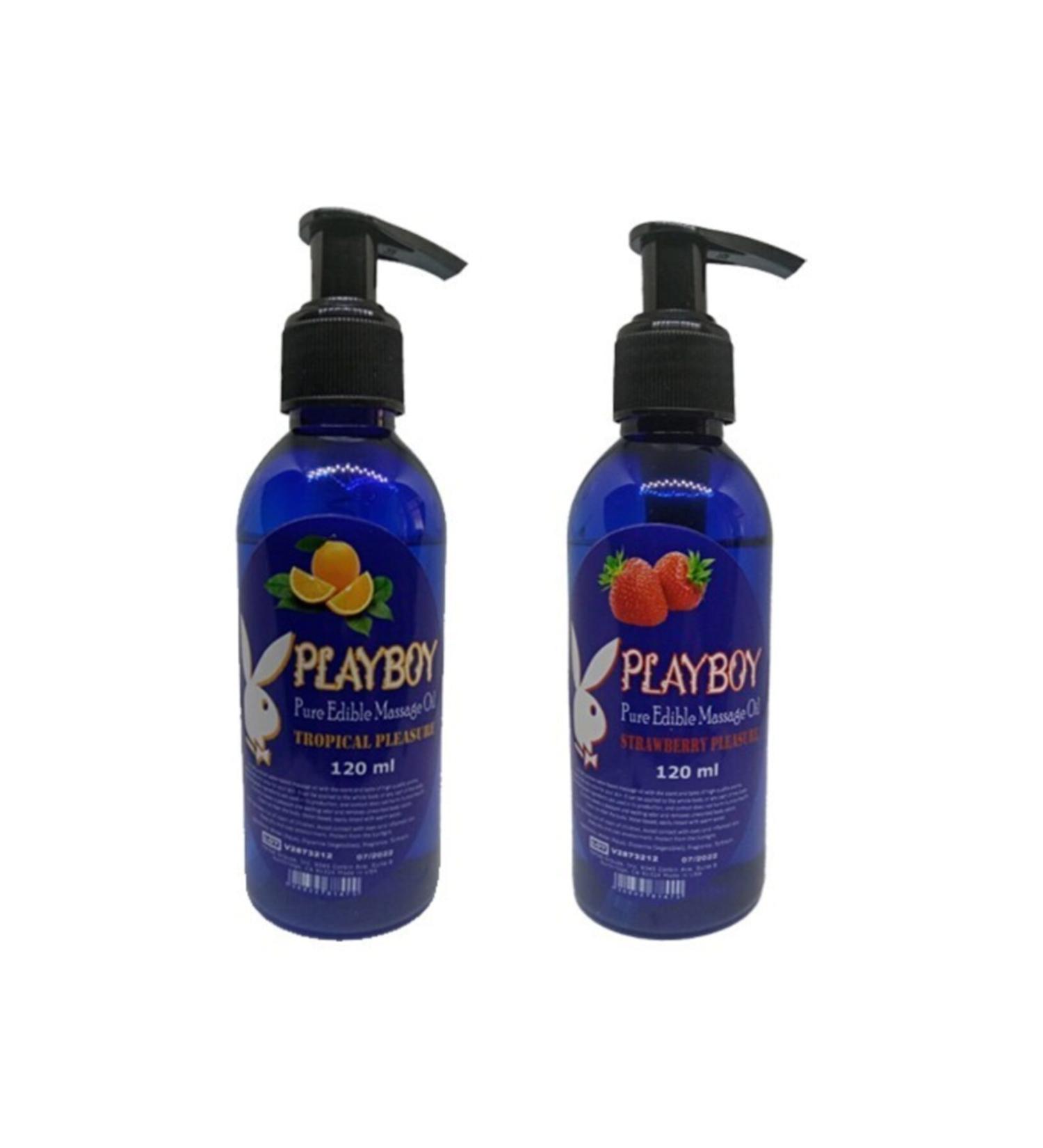 Playboy Vanilla and Orange Flavored Massage Oil