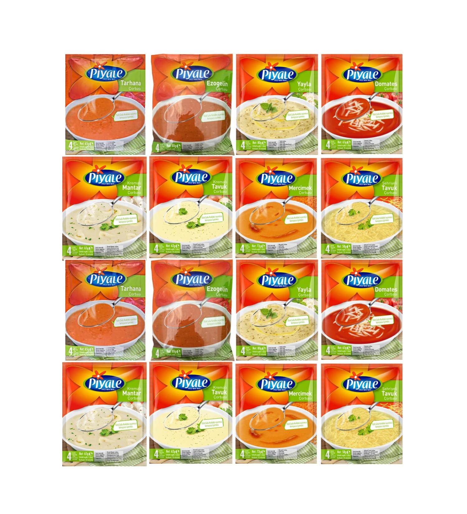 Piyale Soup Package 16 Piece Package