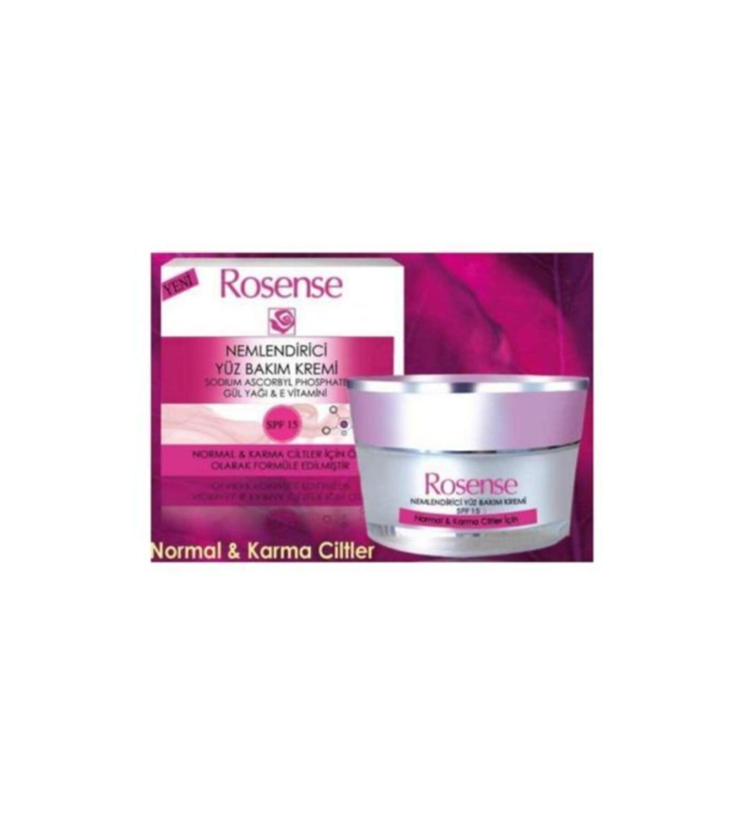 Rosense Moisturizing Face Care Cream Normal and Combination Skin 50ml