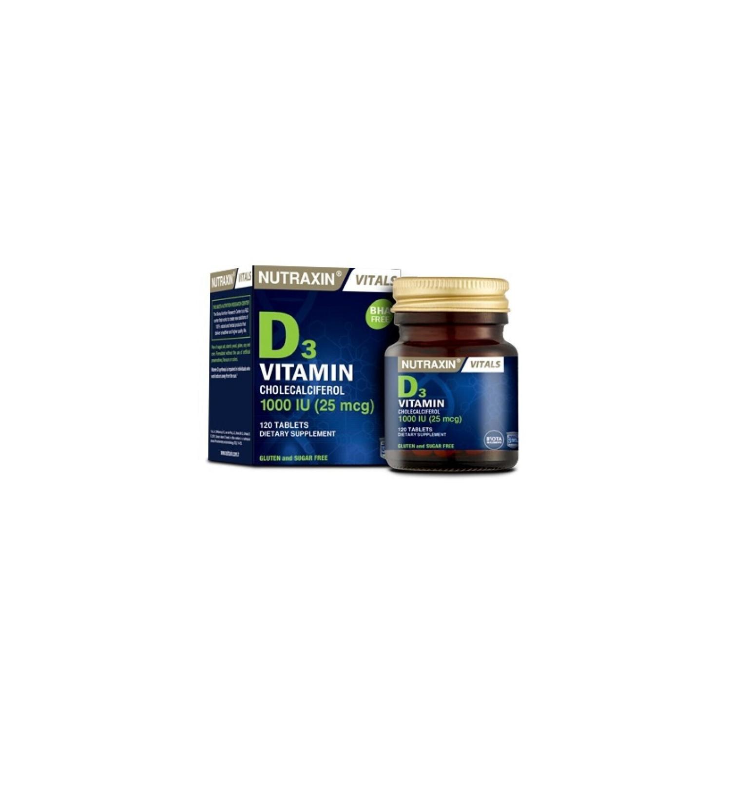 Nutraxin D3 Vitamin 1000iu