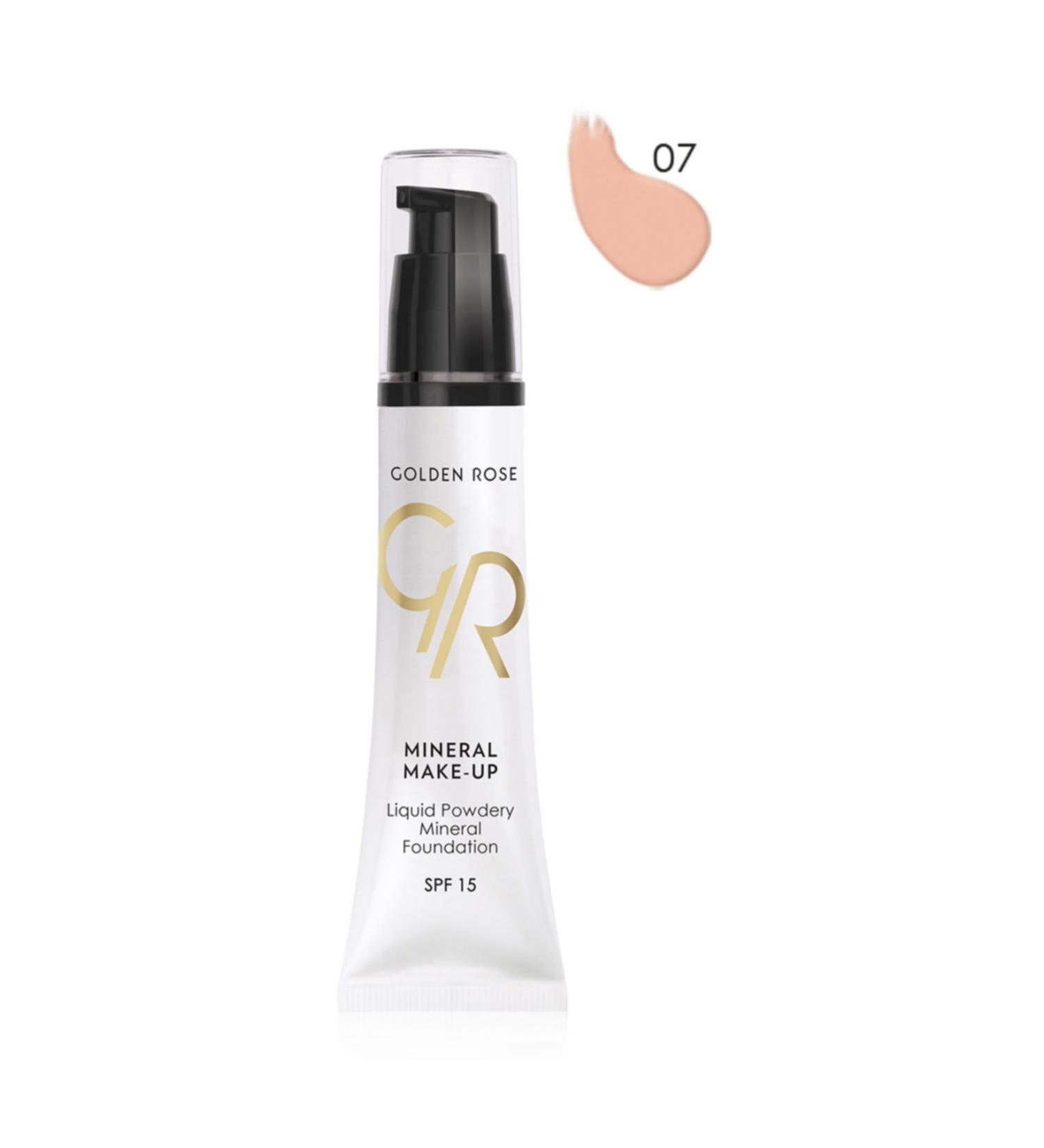 Golden Rose Mineral Foundation Spf 15 No: 07 35 ml 8691190101879
