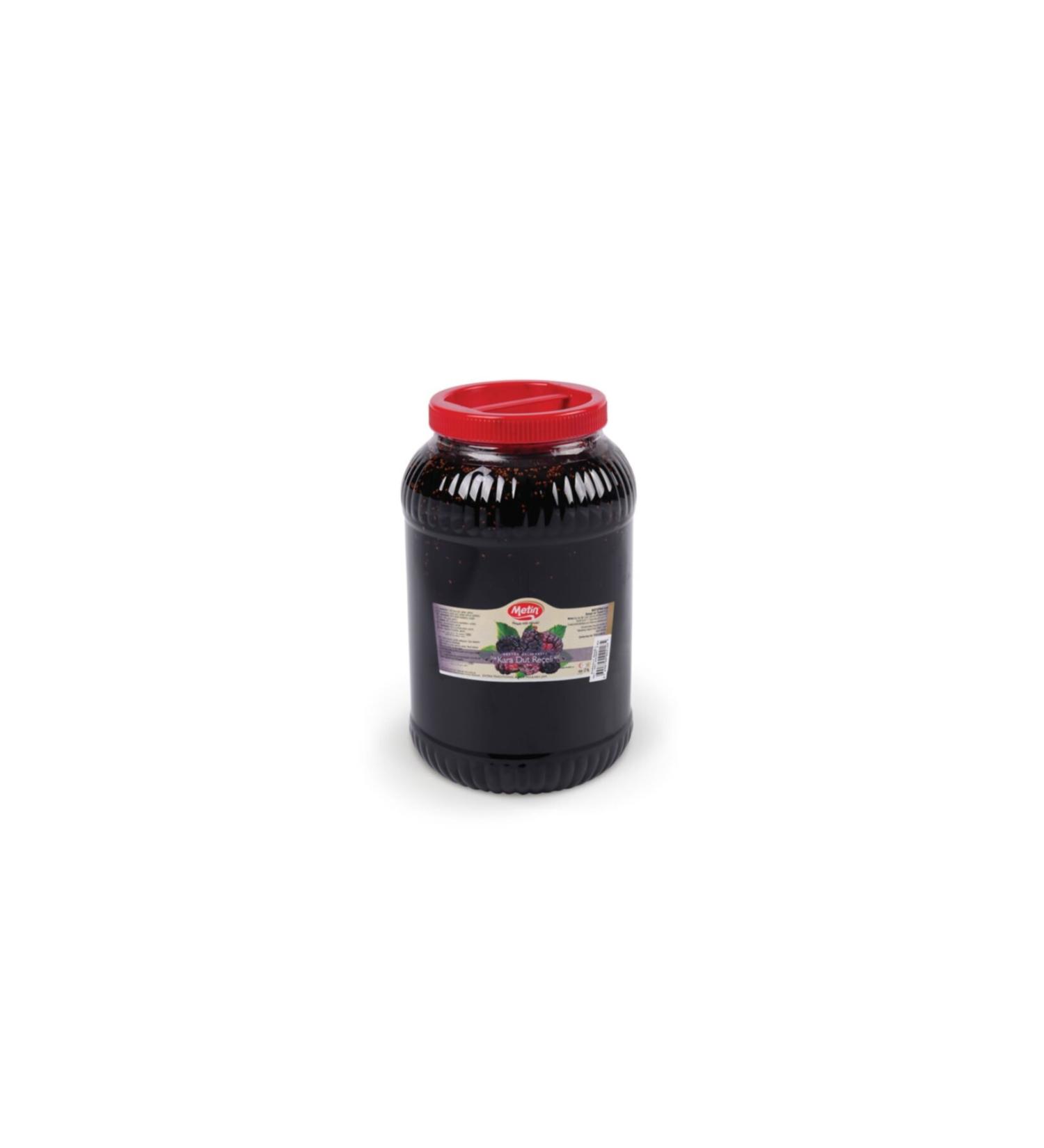 METIN 5000 gr Traditional Pet Black Mulberry Jam
