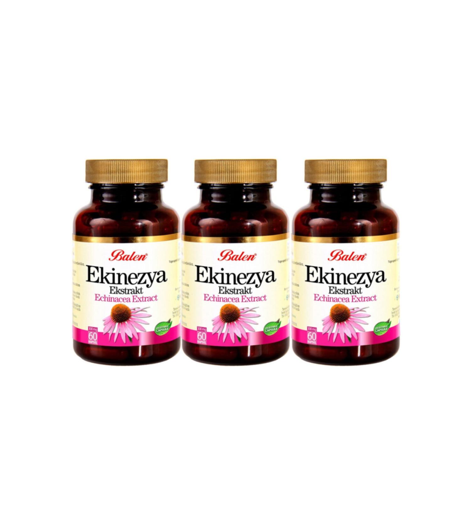 Balen Echinacea Extract Capsule 60 Capsules X 3 Pieces