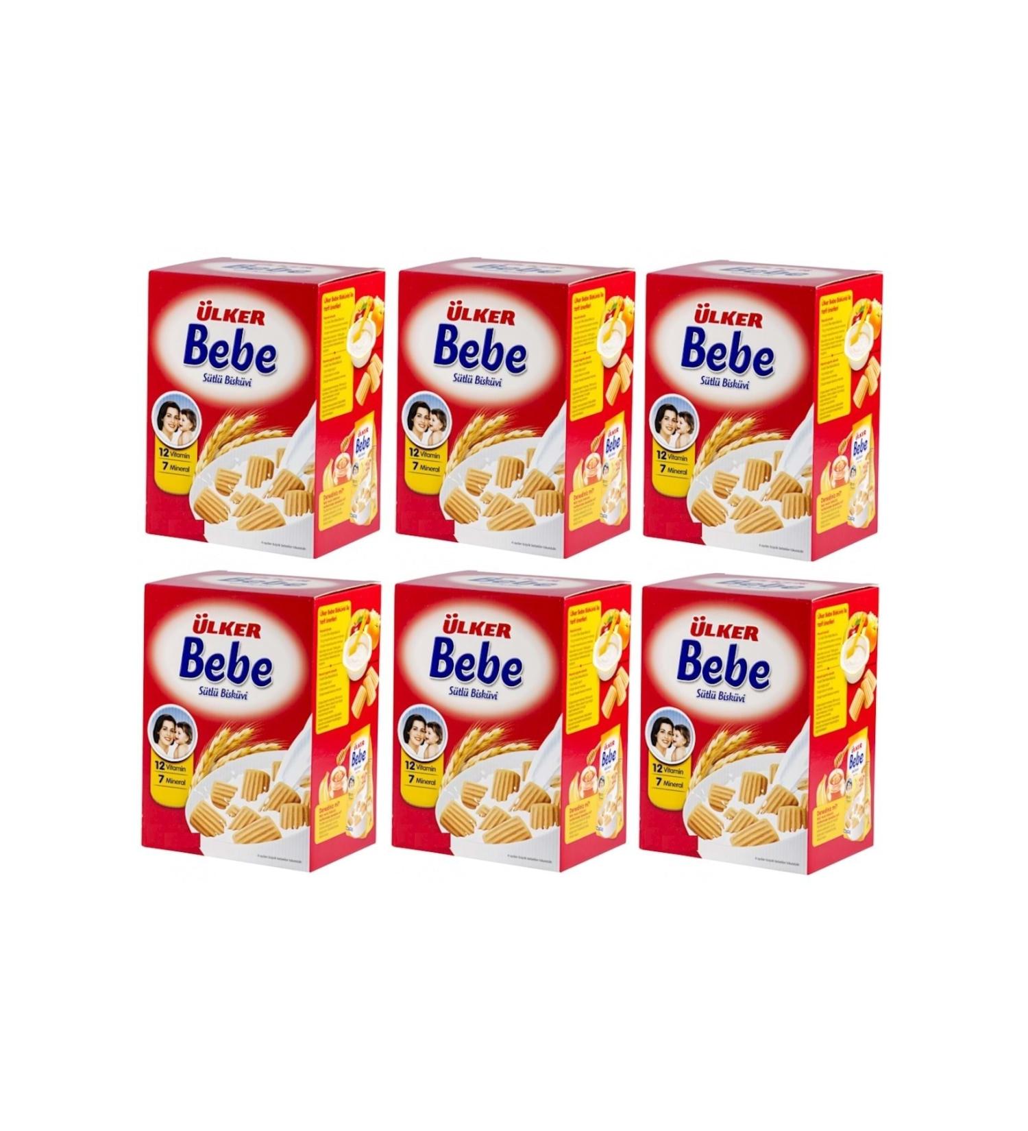 Ulker Baby Biscuits 800gr 12 Vitamin Box 6 Piece Set