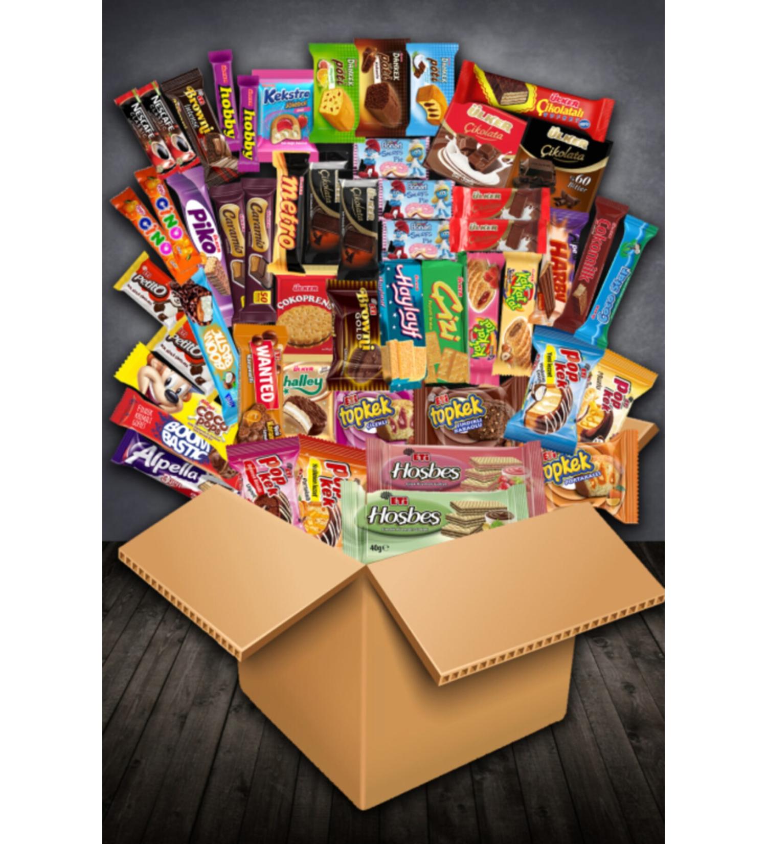 Ulker Legendary Mixed Snack Pack 50 Pieces