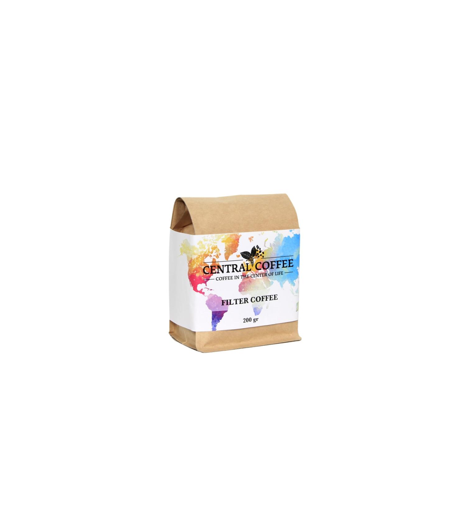 CENTRAL COFFEE Filter Coffee Blend-1 200 Gr Filter Coffee (ground Filter Coffee Machine)