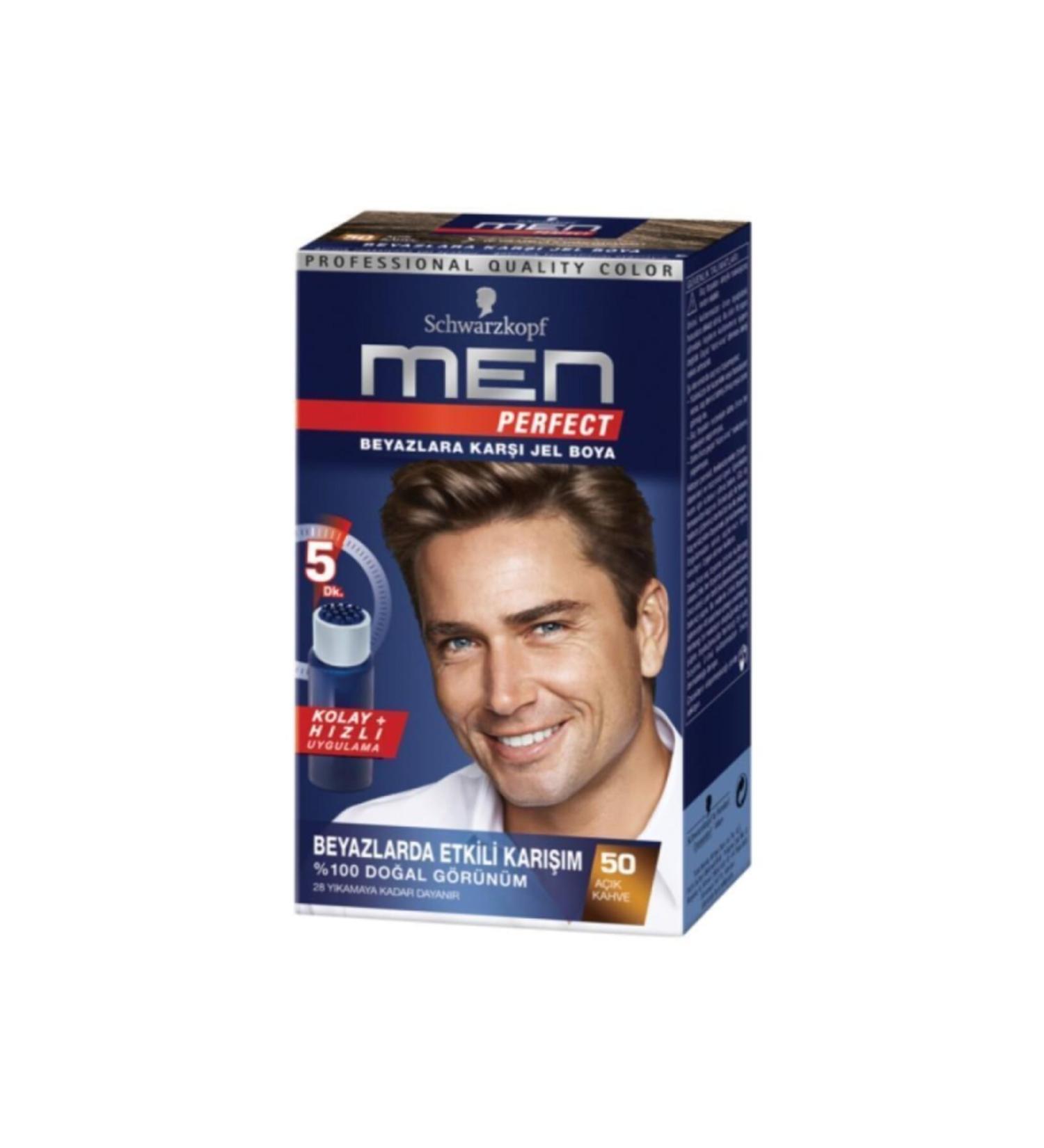 Schwarzkopf Men Perfect Hair Dye 50 Light Brown