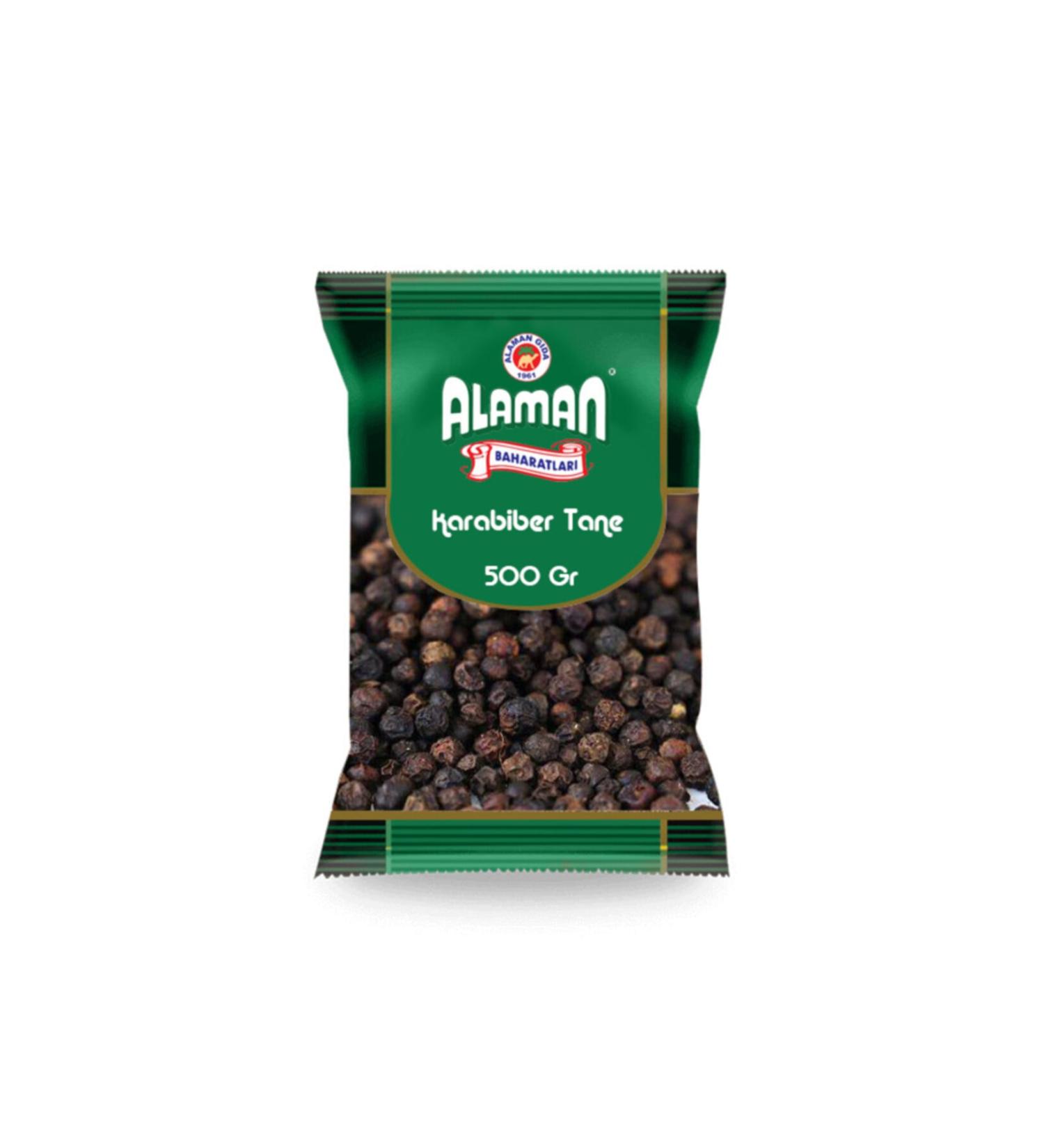 German Spices Black Pepper Grain 500 Gr